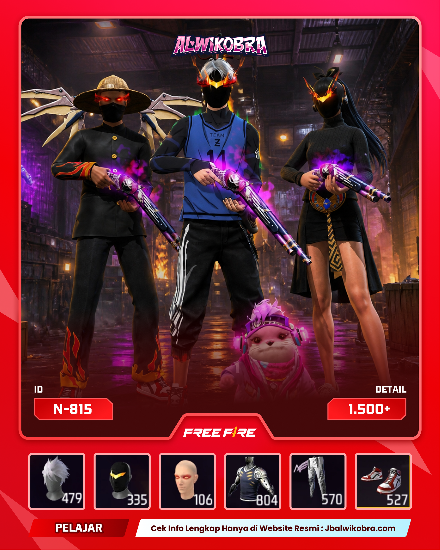 FREE FIRE N815 — Free Fire — Reguler