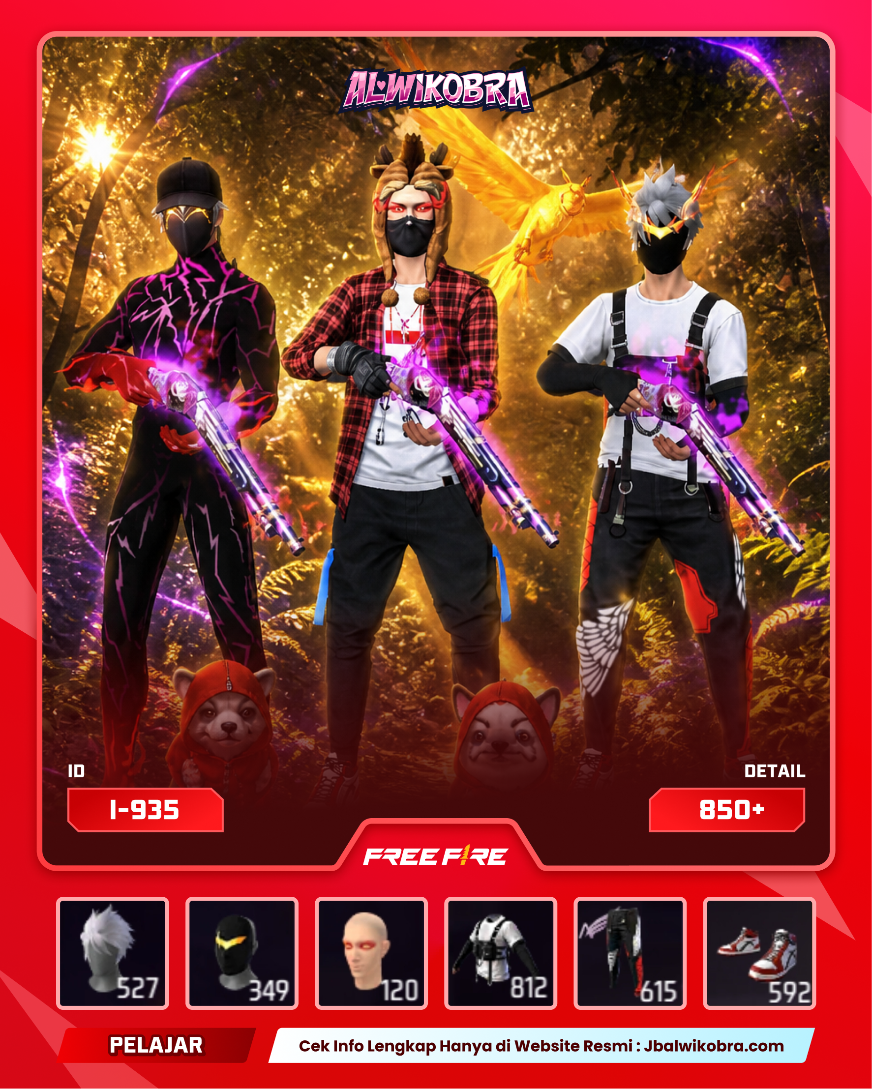 FREE FIRE 935 I — Free Fire — Pelajar