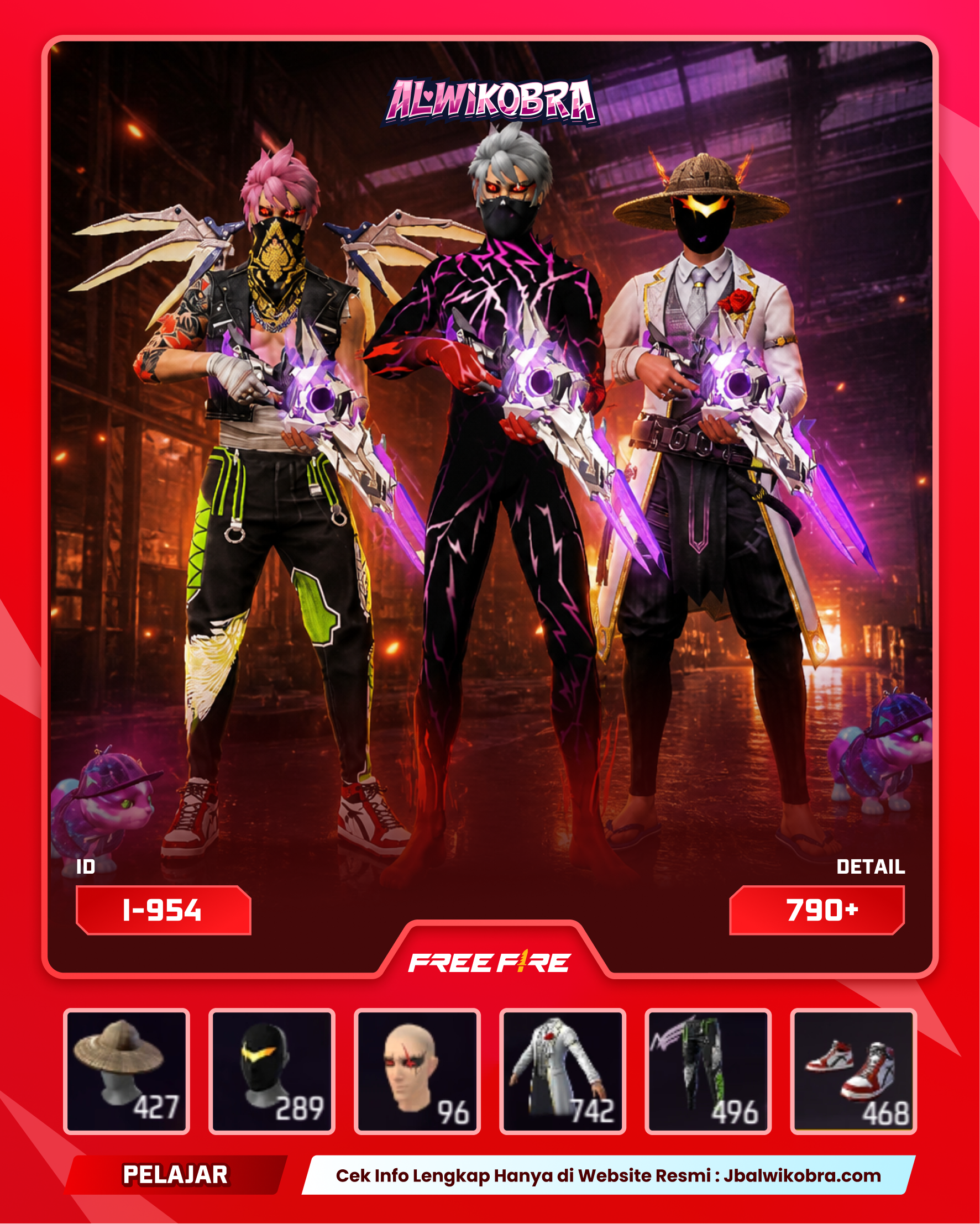 FREE FIRE 954 I — Free Fire — Pelajar