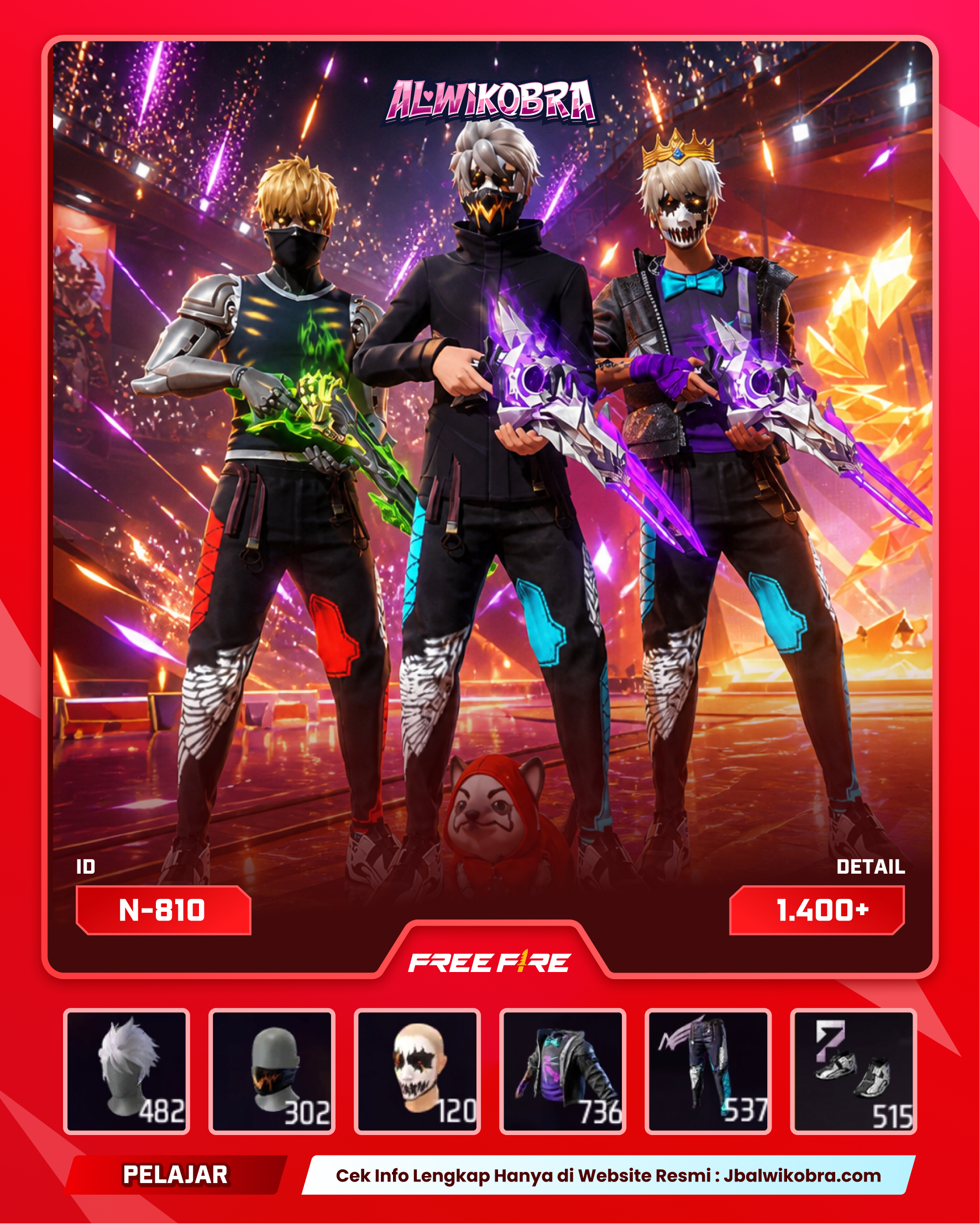 FREE FIRE N810 — Free Fire — Reguler