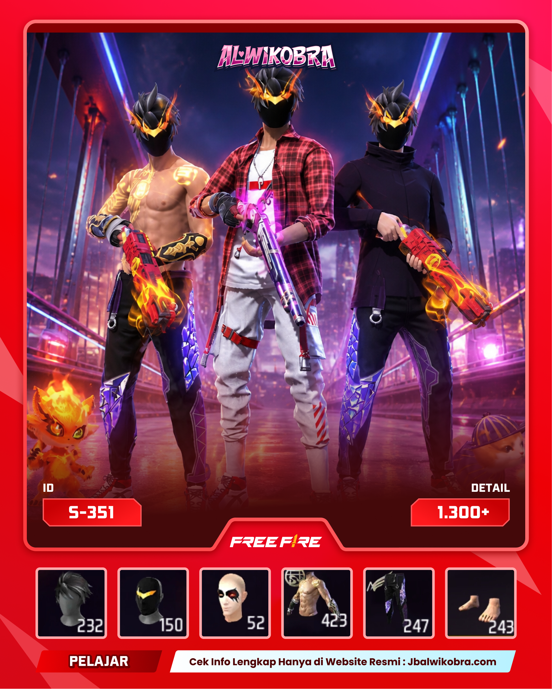 FREE FIRE S351 — Free Fire — Reguler