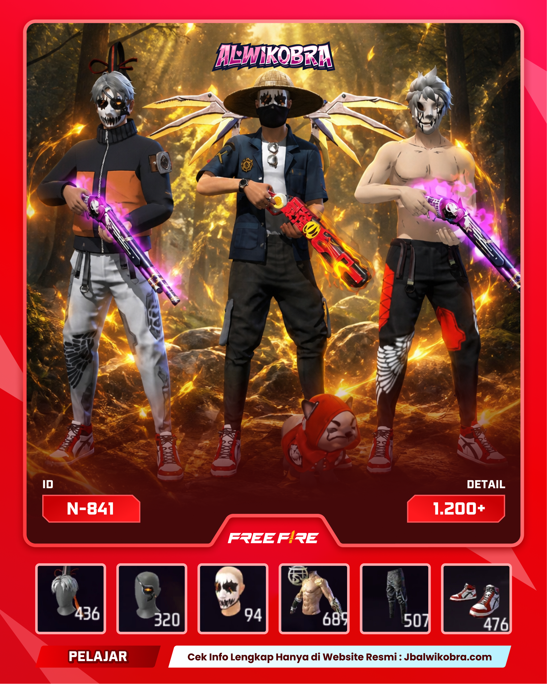 FREE FIRE N841 — Free Fire — Pelajar