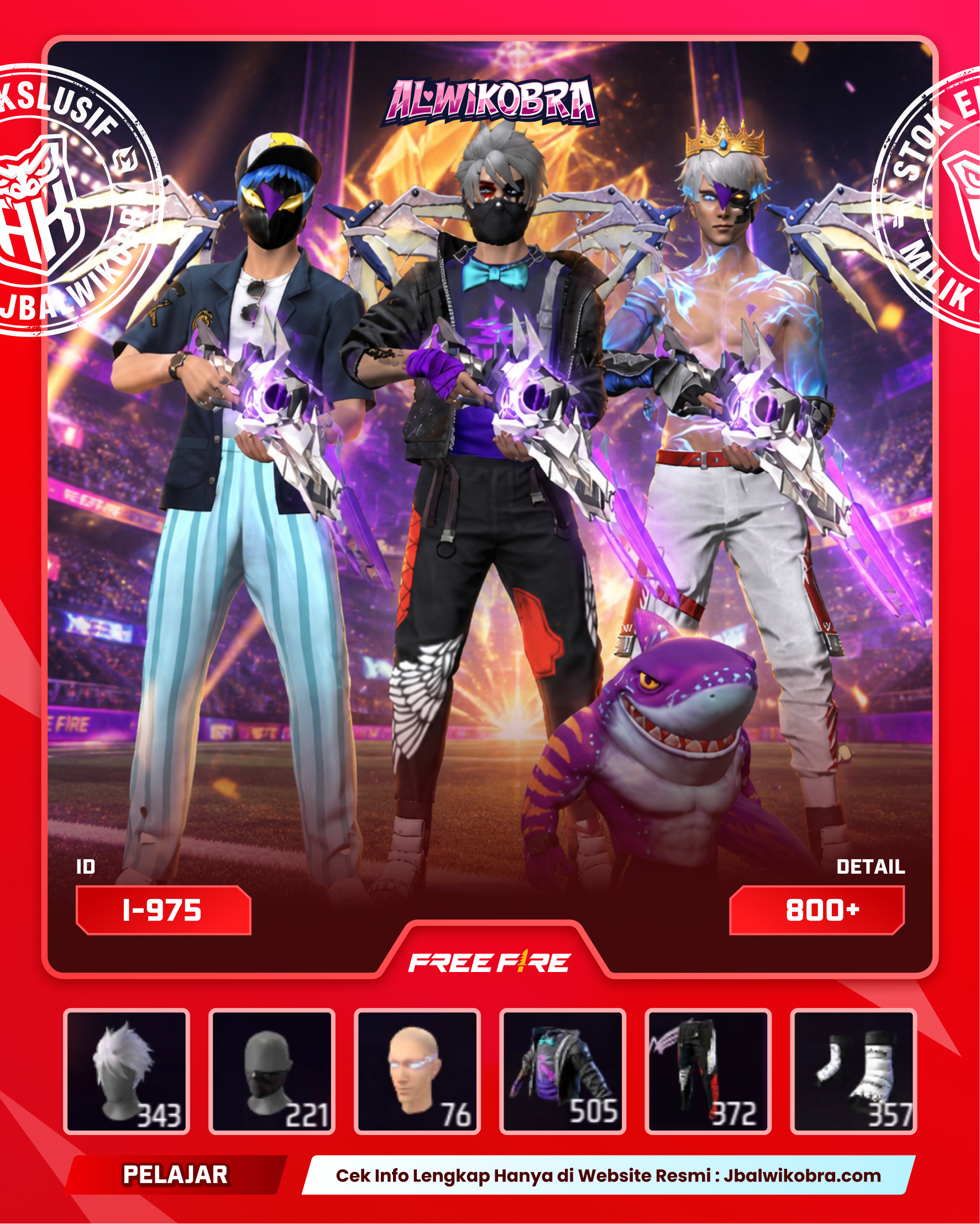 FREE FIRE 975 I — Free Fire — Pelajar