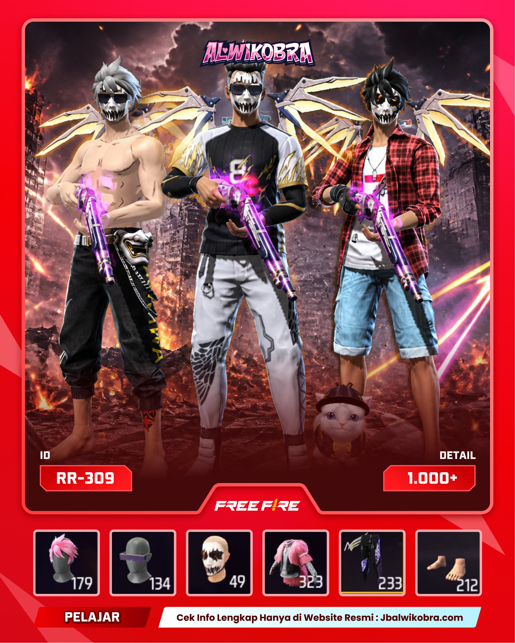FREE FIRE RR309 — Free Fire — Pelajar