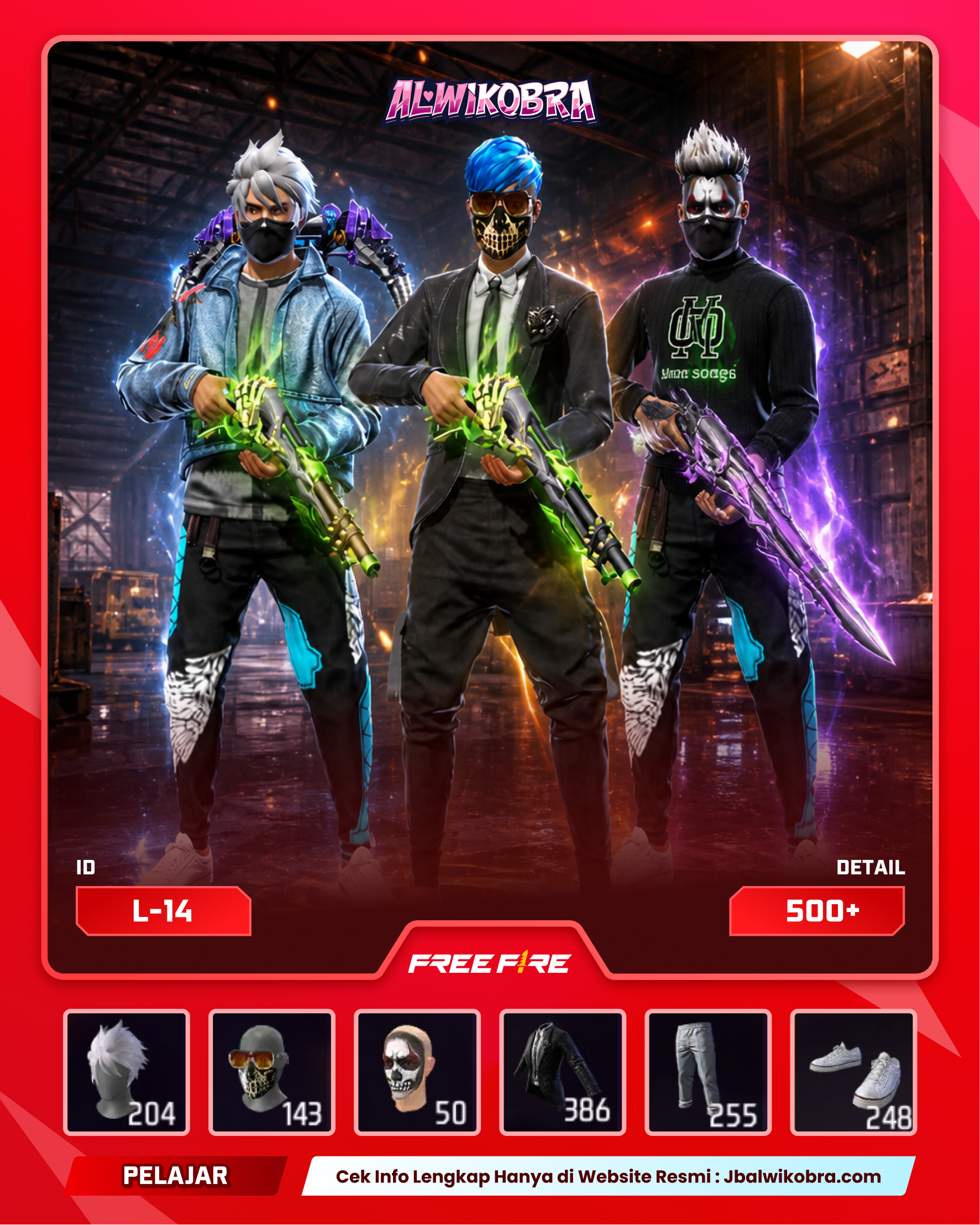 FREE FIRE L14 — Free Fire — Reguler