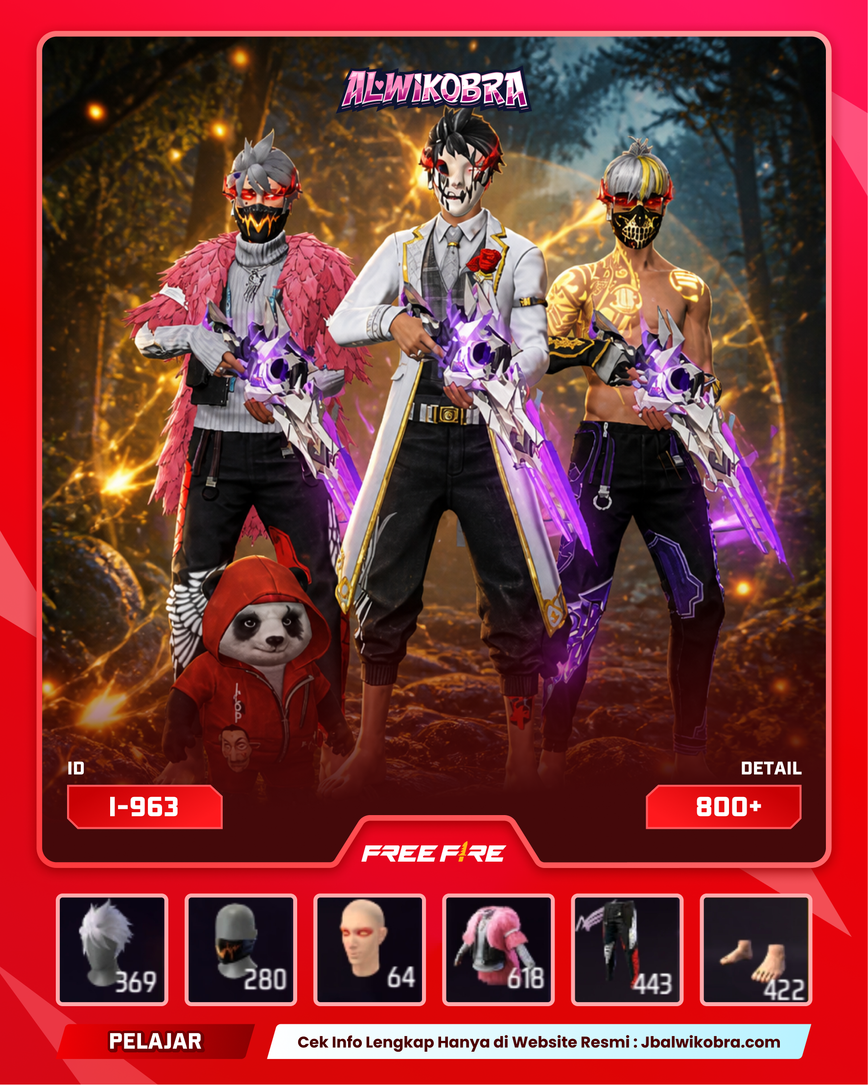 FREE FIRE 963 I — Free Fire — Pelajar