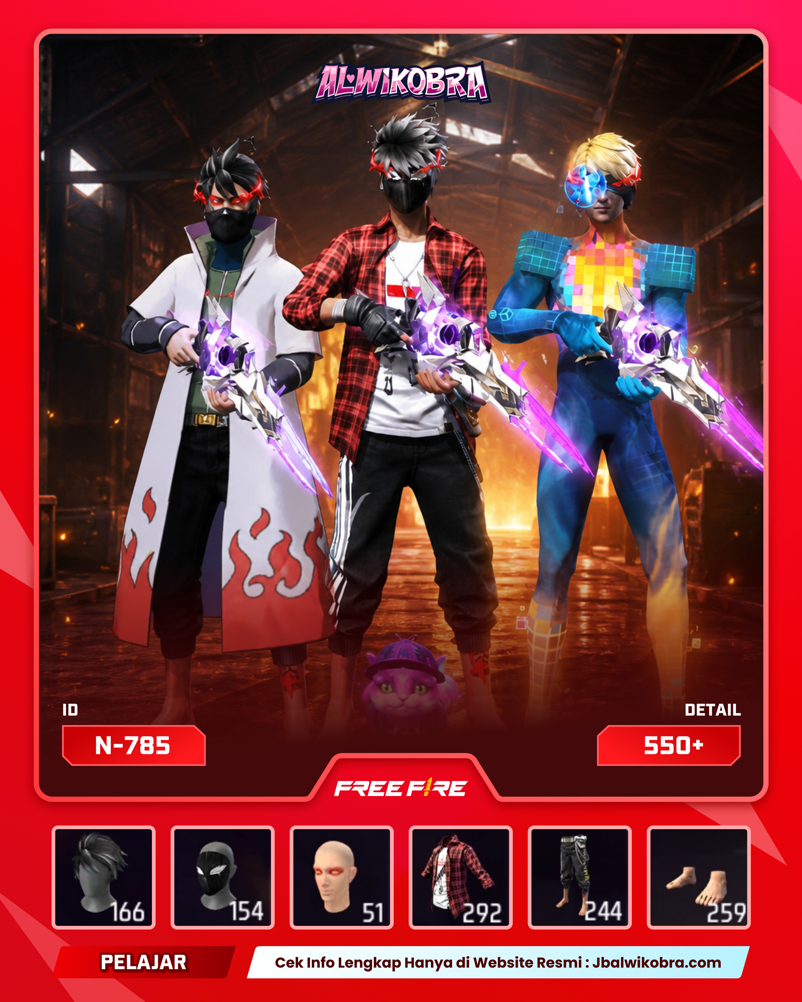 FREE FIRE N785 — Free Fire — Pelajar