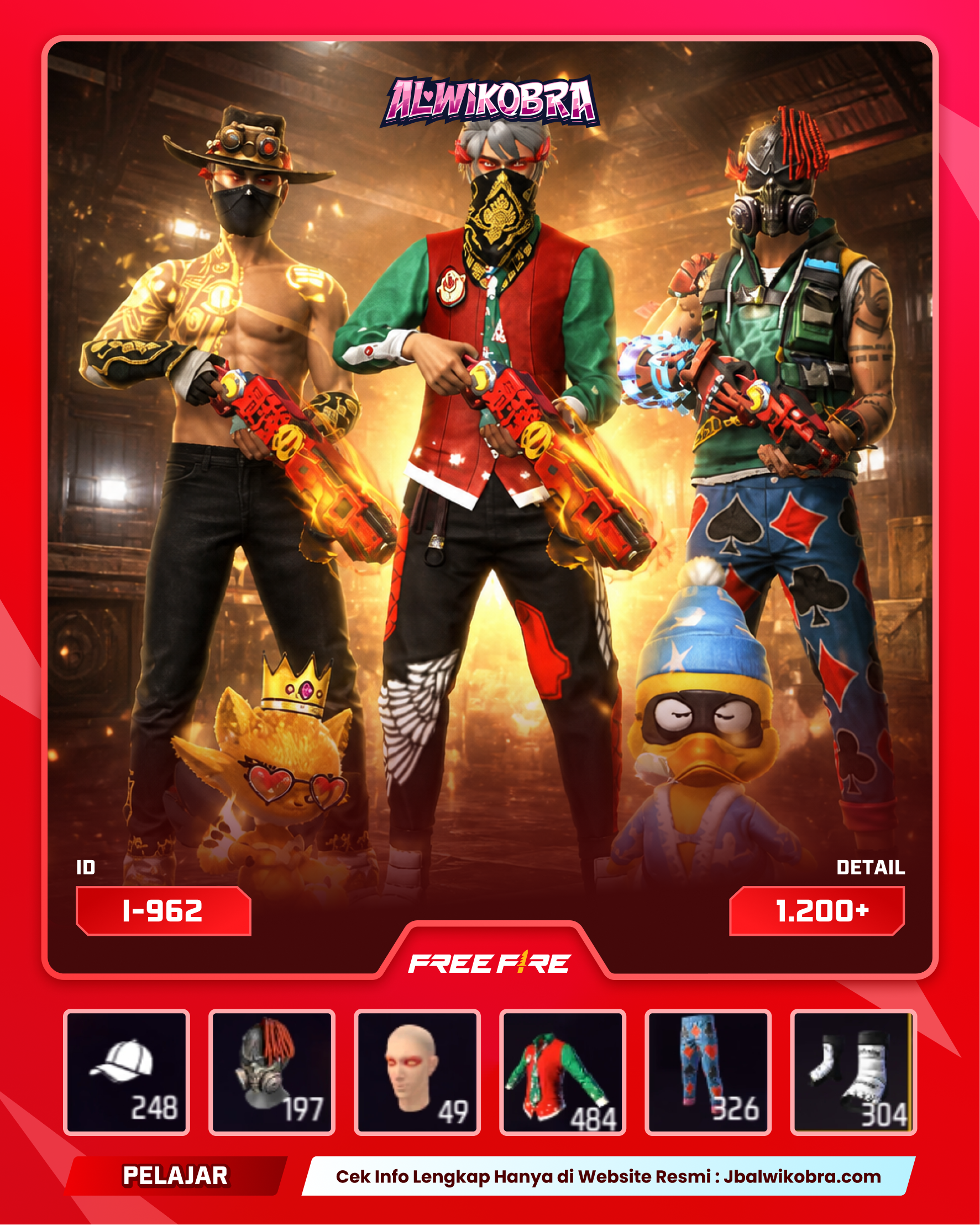 FREE FIRE 962 I — Free Fire — Pelajar