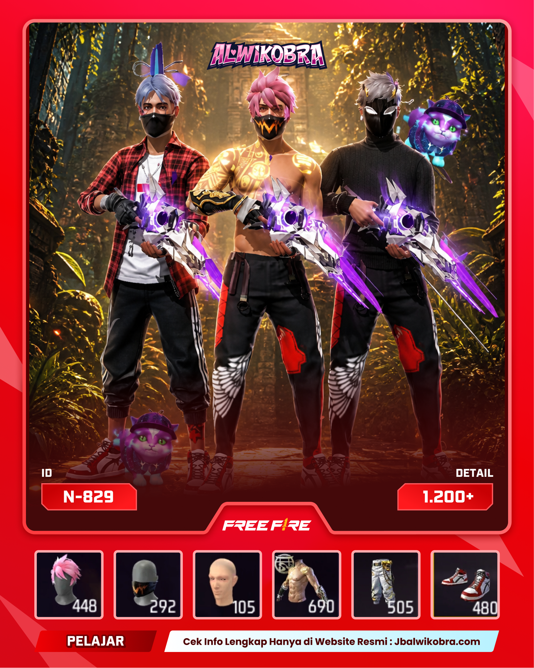 FREE FIRE N829 — Free Fire — Pelajar