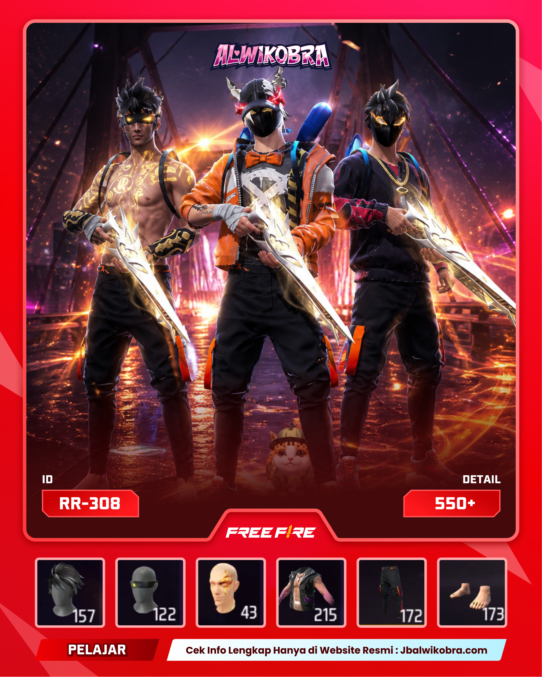 FREE FIRE RR308 — Free Fire — Pelajar