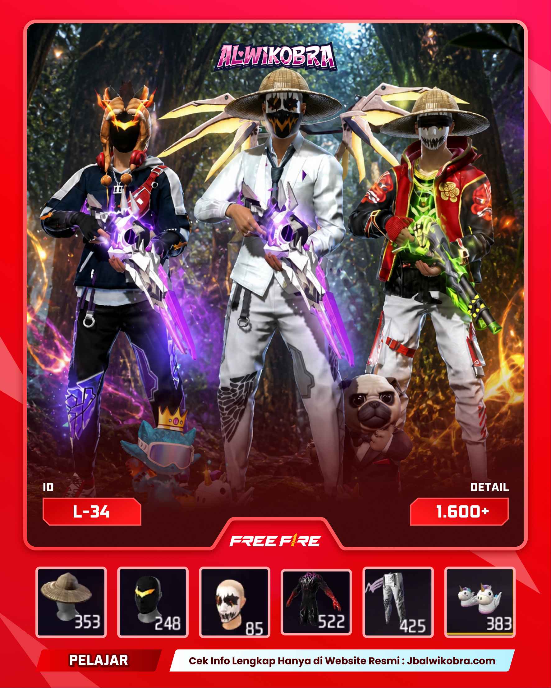 FREE FIRE L34 — Free Fire — Reguler
