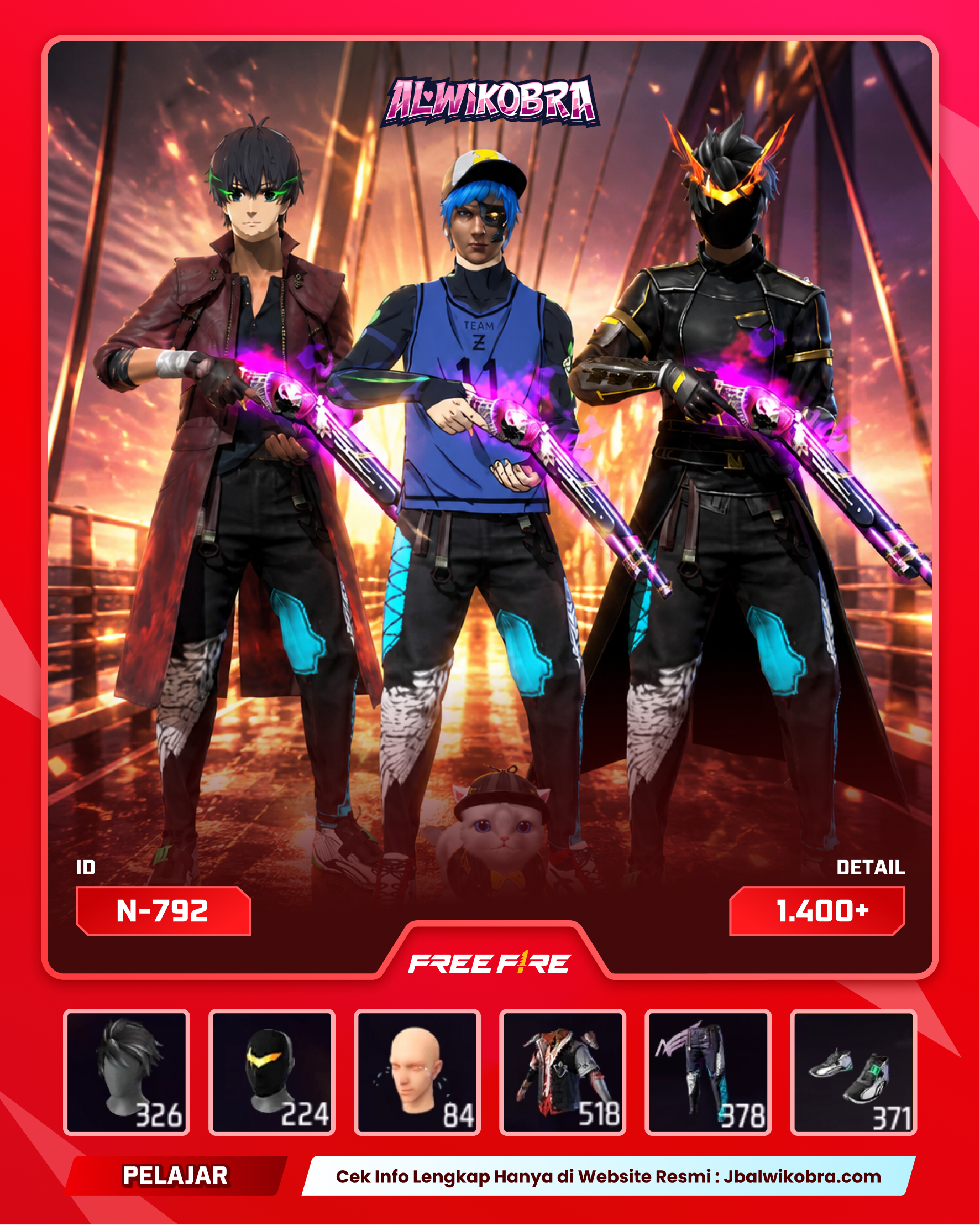 FREE FIRE N792 — Free Fire — Pelajar