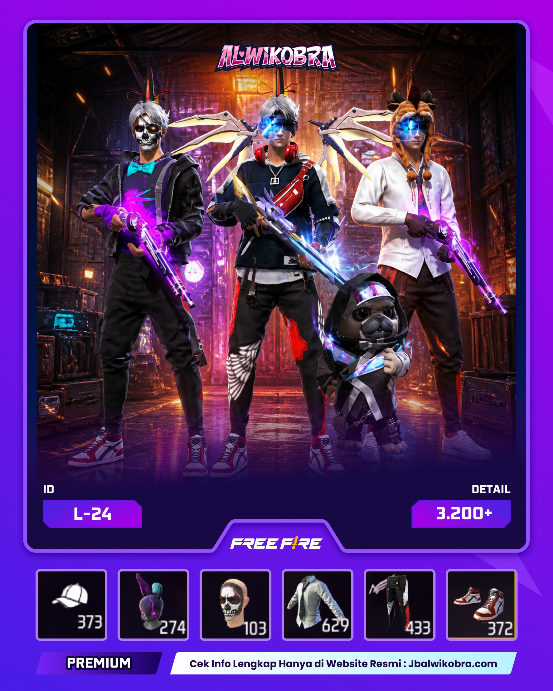 FREE FIRE L24 — Free Fire — Reguler
