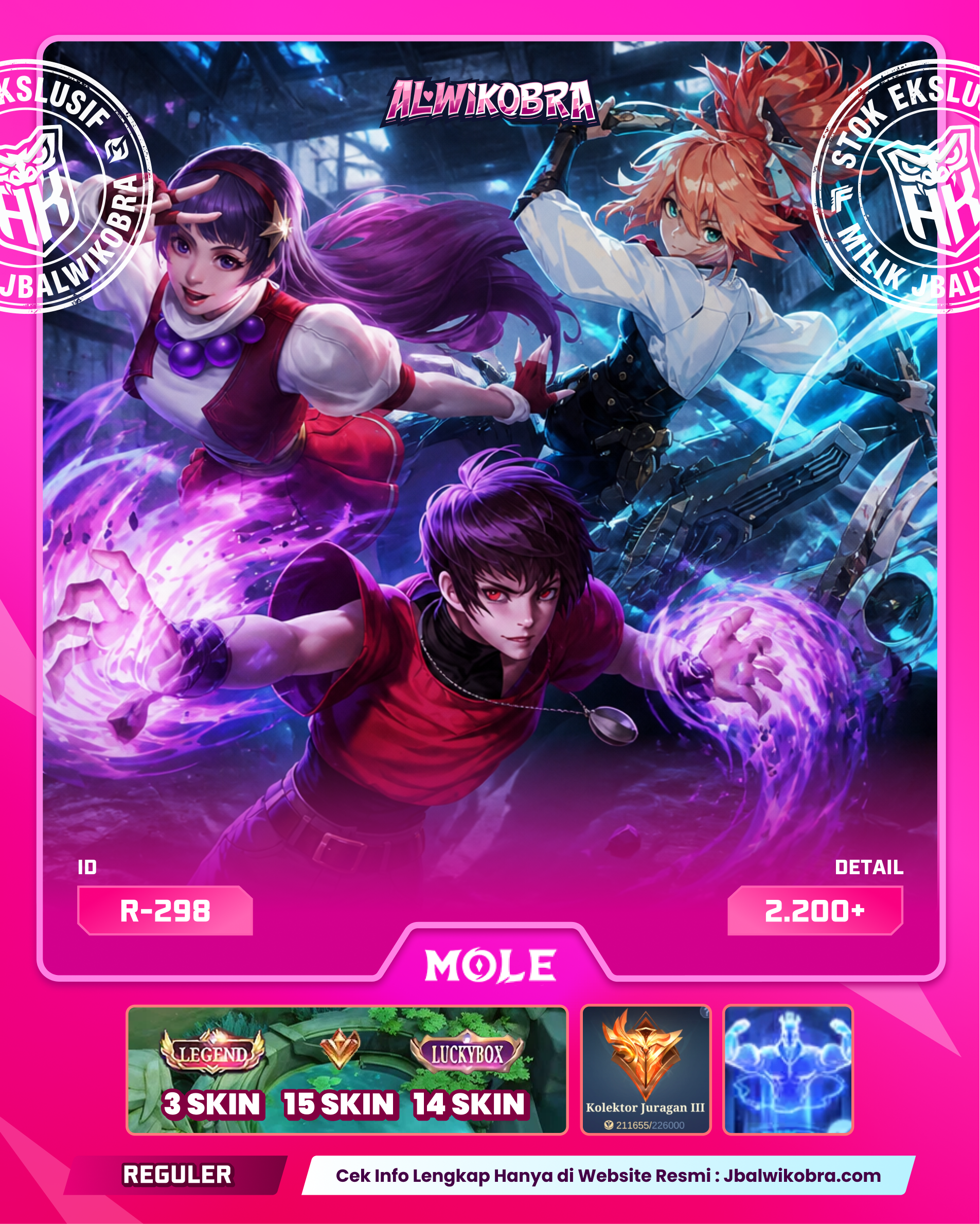 MLBB R298 — MLBB — Reguler