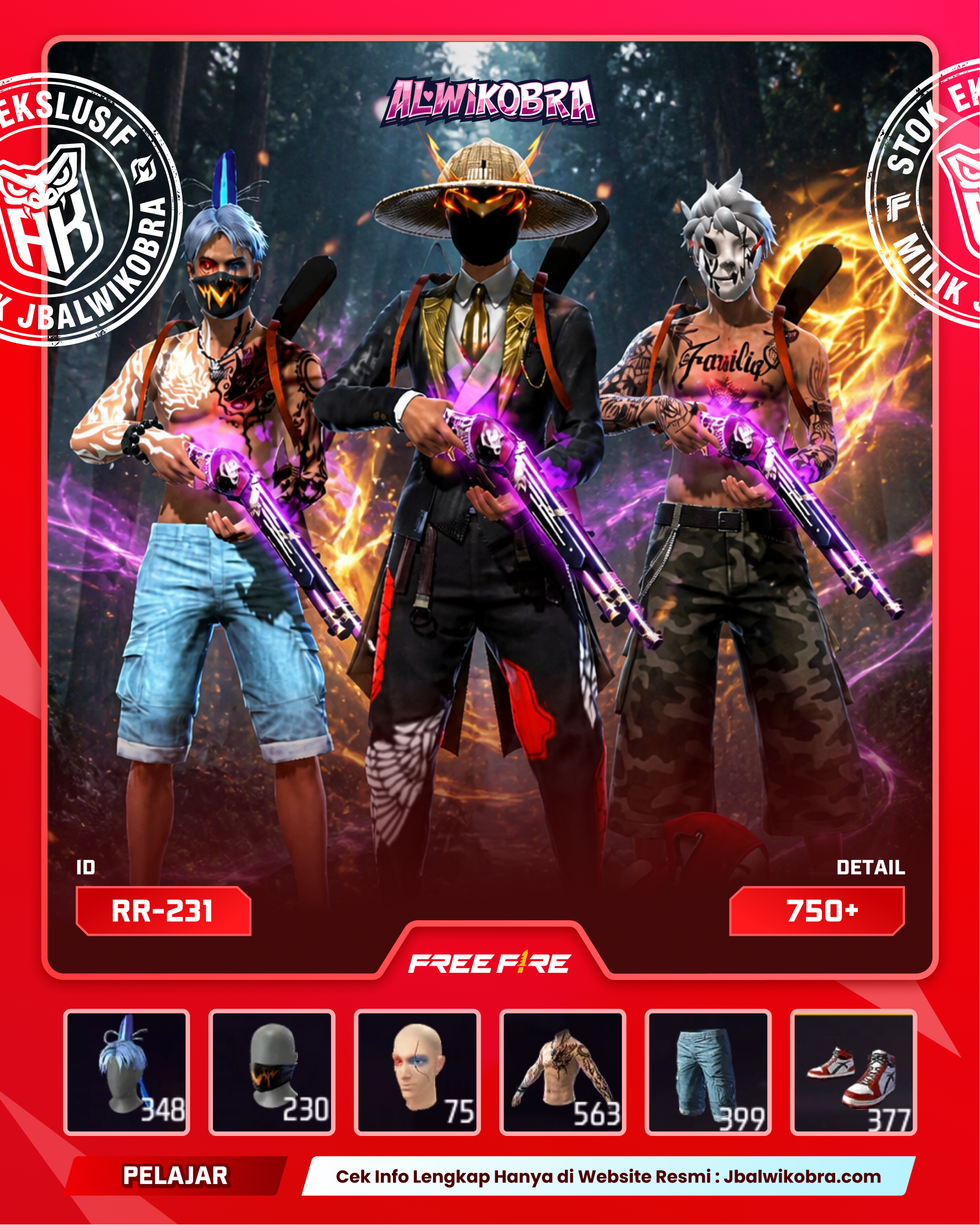 FREE FIRE RR331 — Free Fire — Pelajar