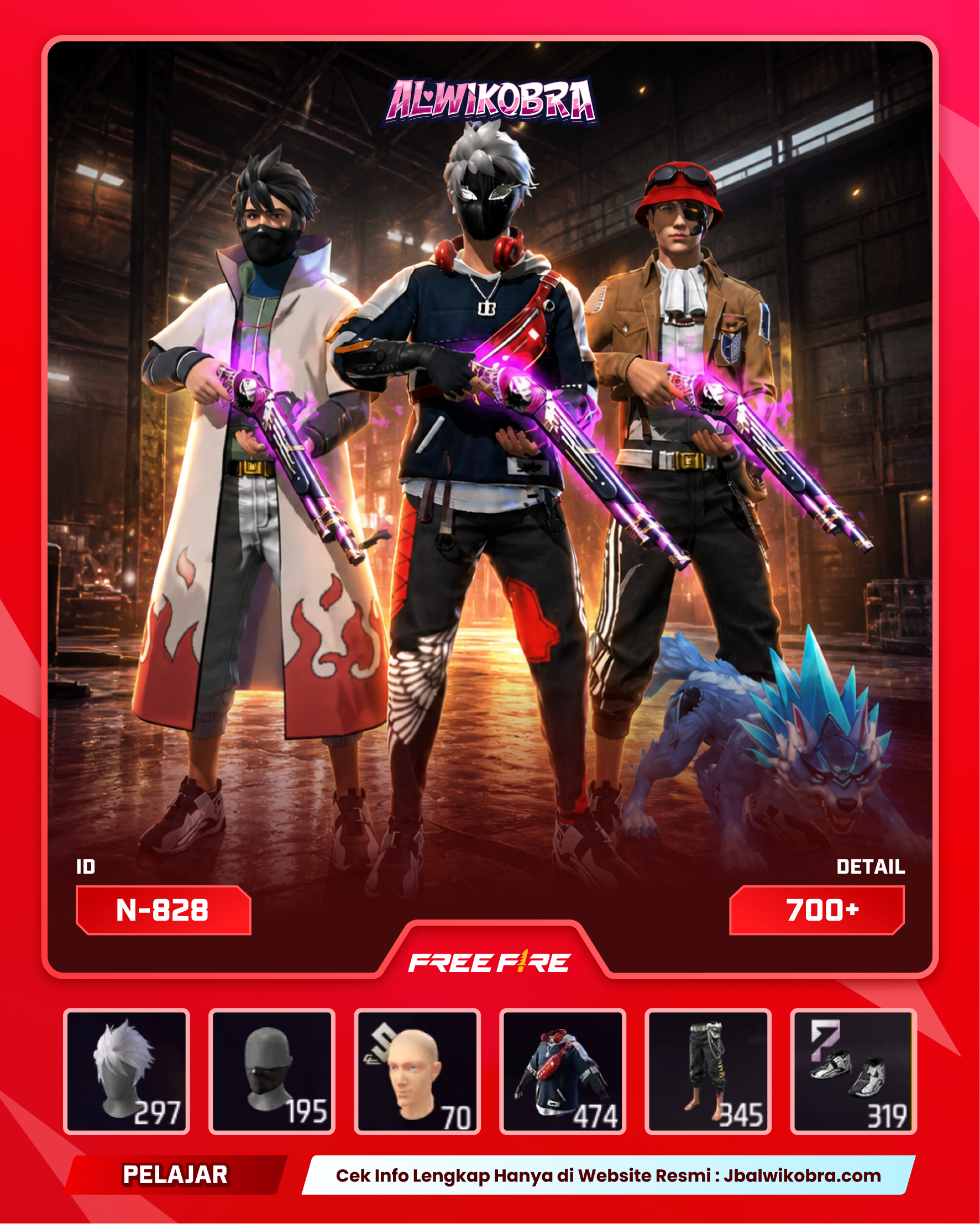 FREE FIRE N828 — Free Fire — Pelajar