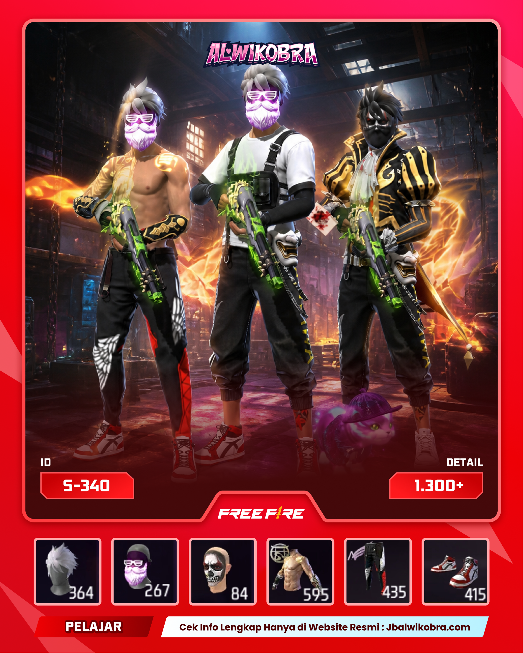 FREE FIRE S340 — Free Fire — Pelajar