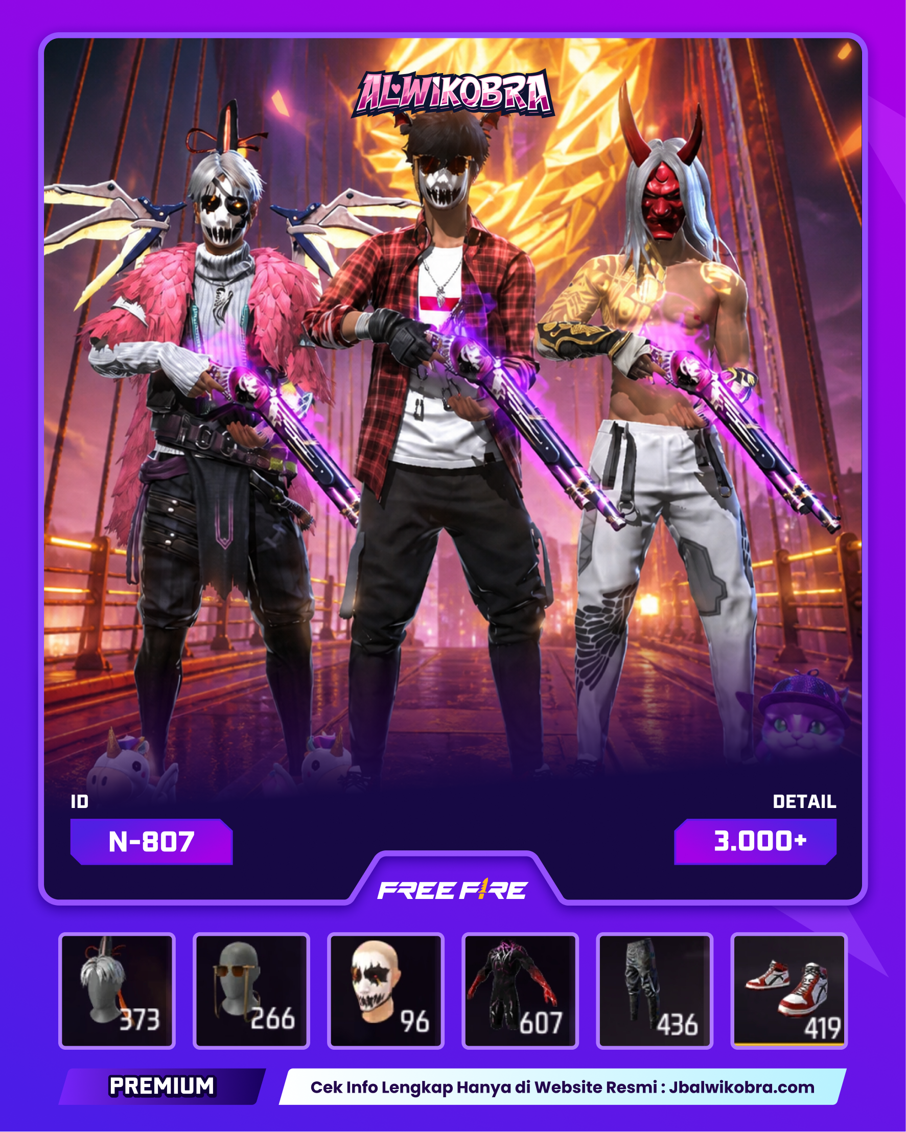 FREE FIRE N807 — Free Fire — Reguler