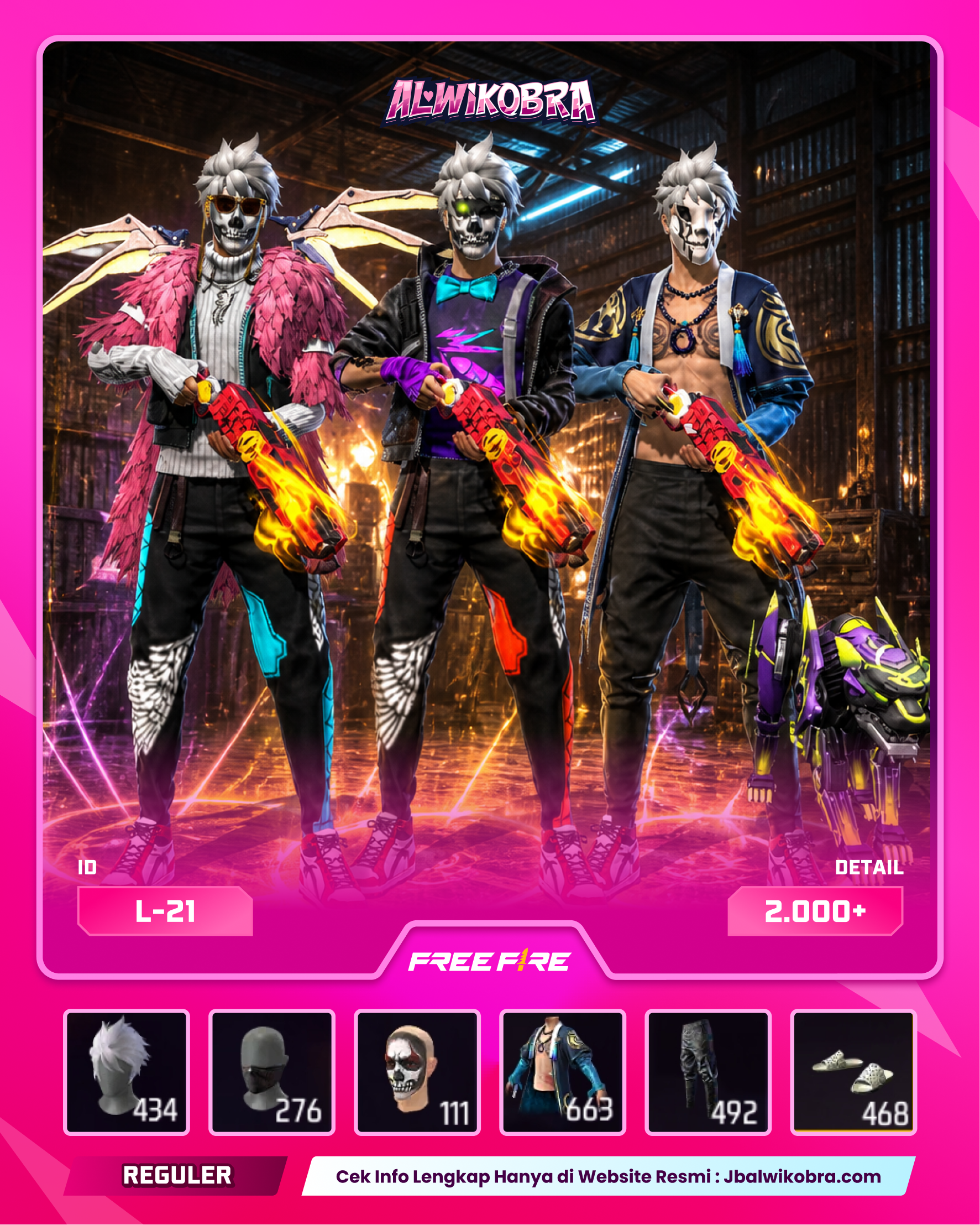 FREE FIRE L21 — Free Fire — Reguler