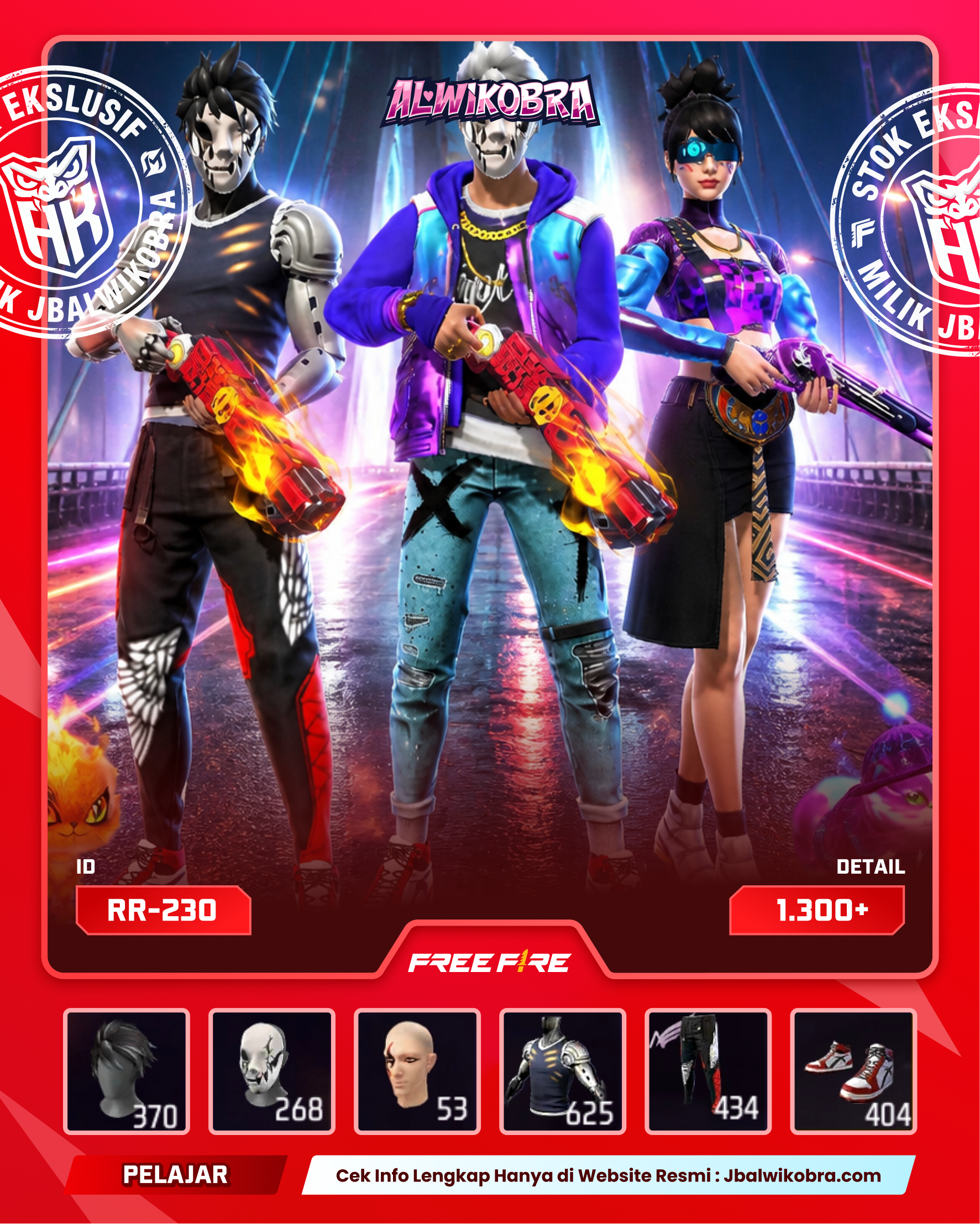 FREE FIRE RR330 — Free Fire — Pelajar