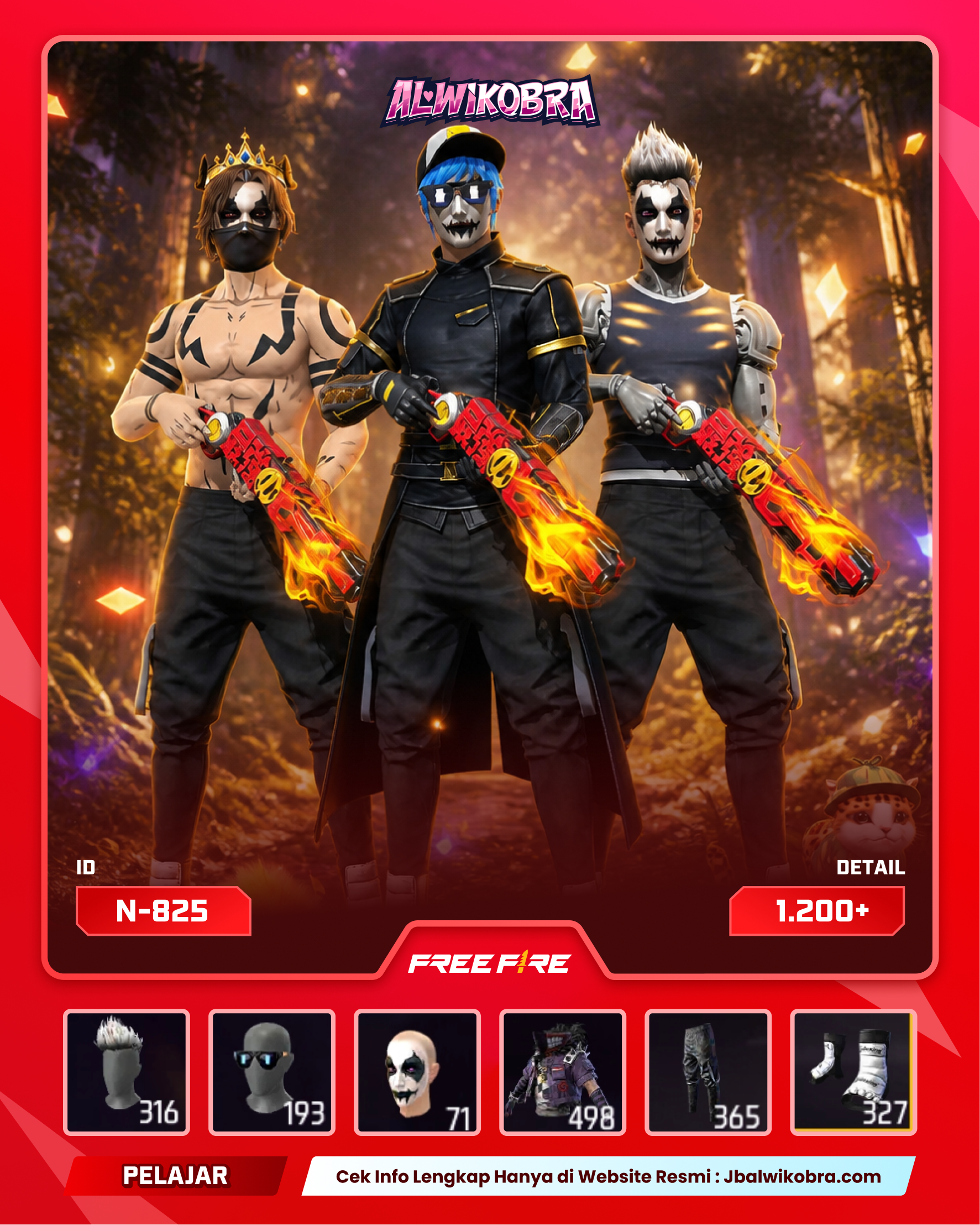 FREE FIRE N825 — Free Fire — Pelajar