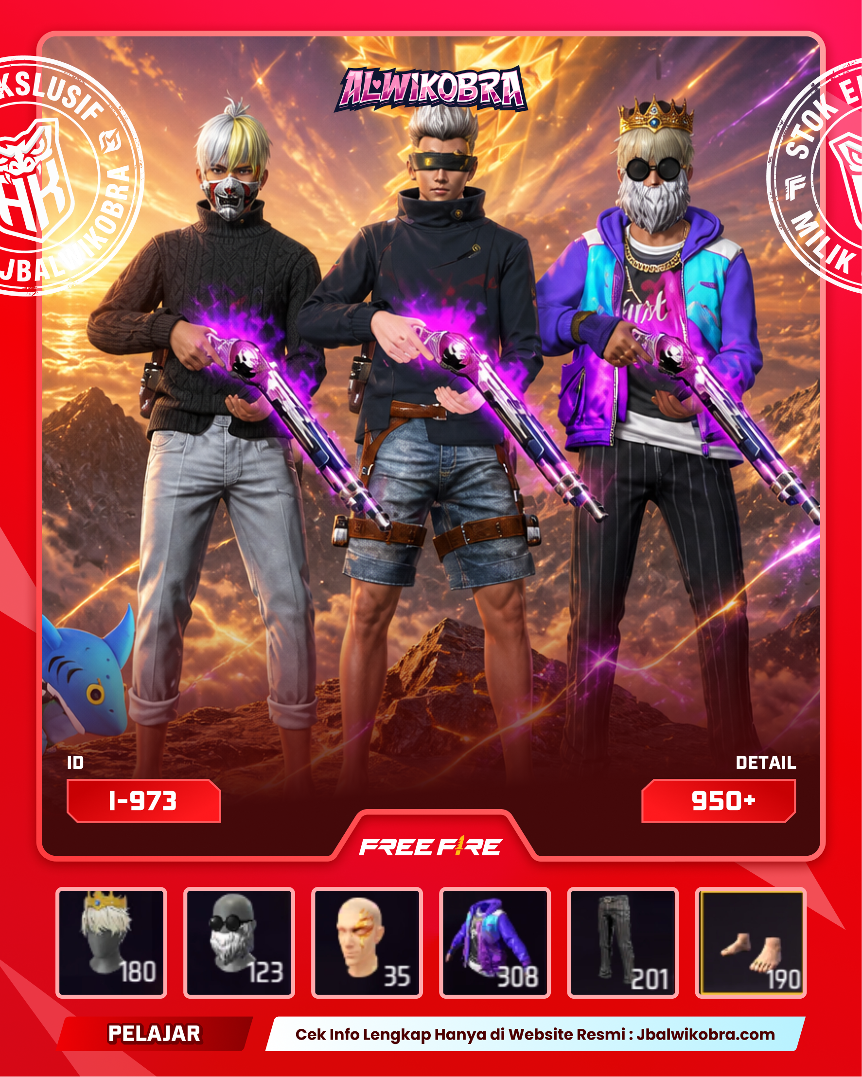 FREE FIRE 973 I — Free Fire — Pelajar