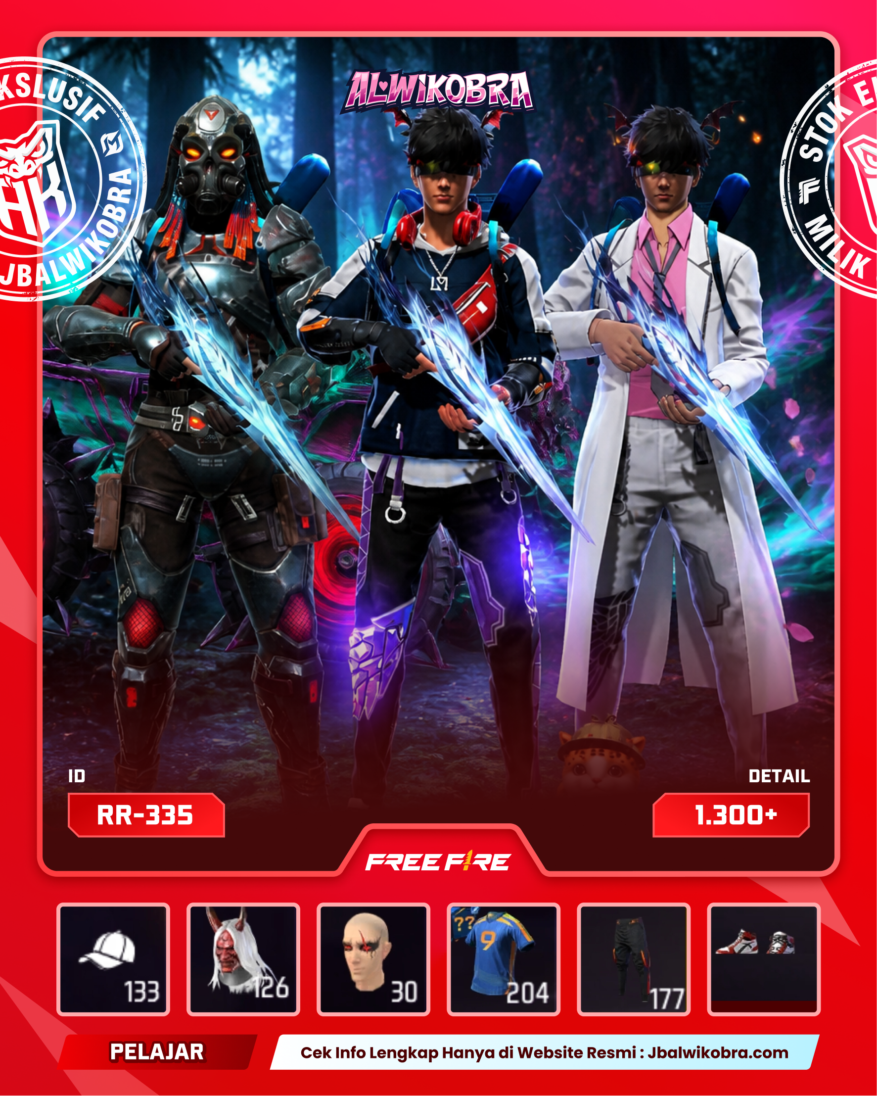 FREE FIRE RR335 — Free Fire — Pelajar