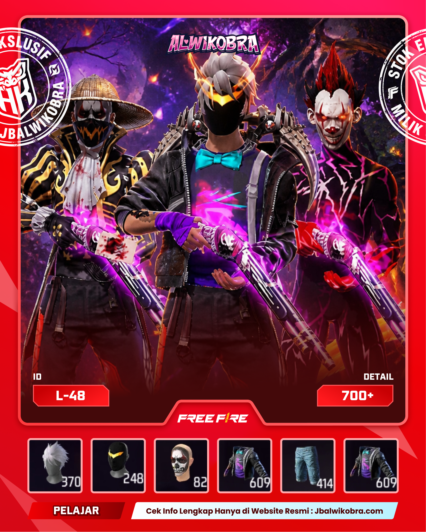 FREE FIRE L48 — Free Fire — Pelajar