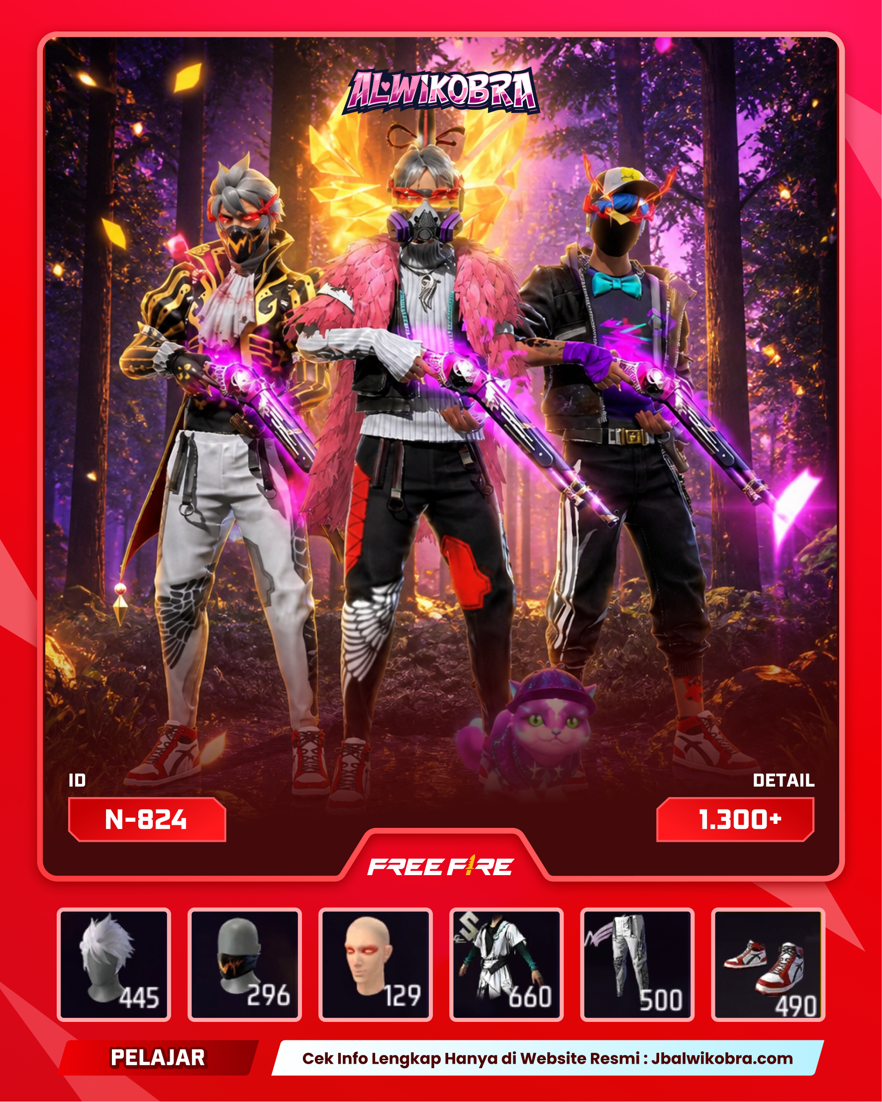 FREE FIRE N824 — Free Fire — Pelajar