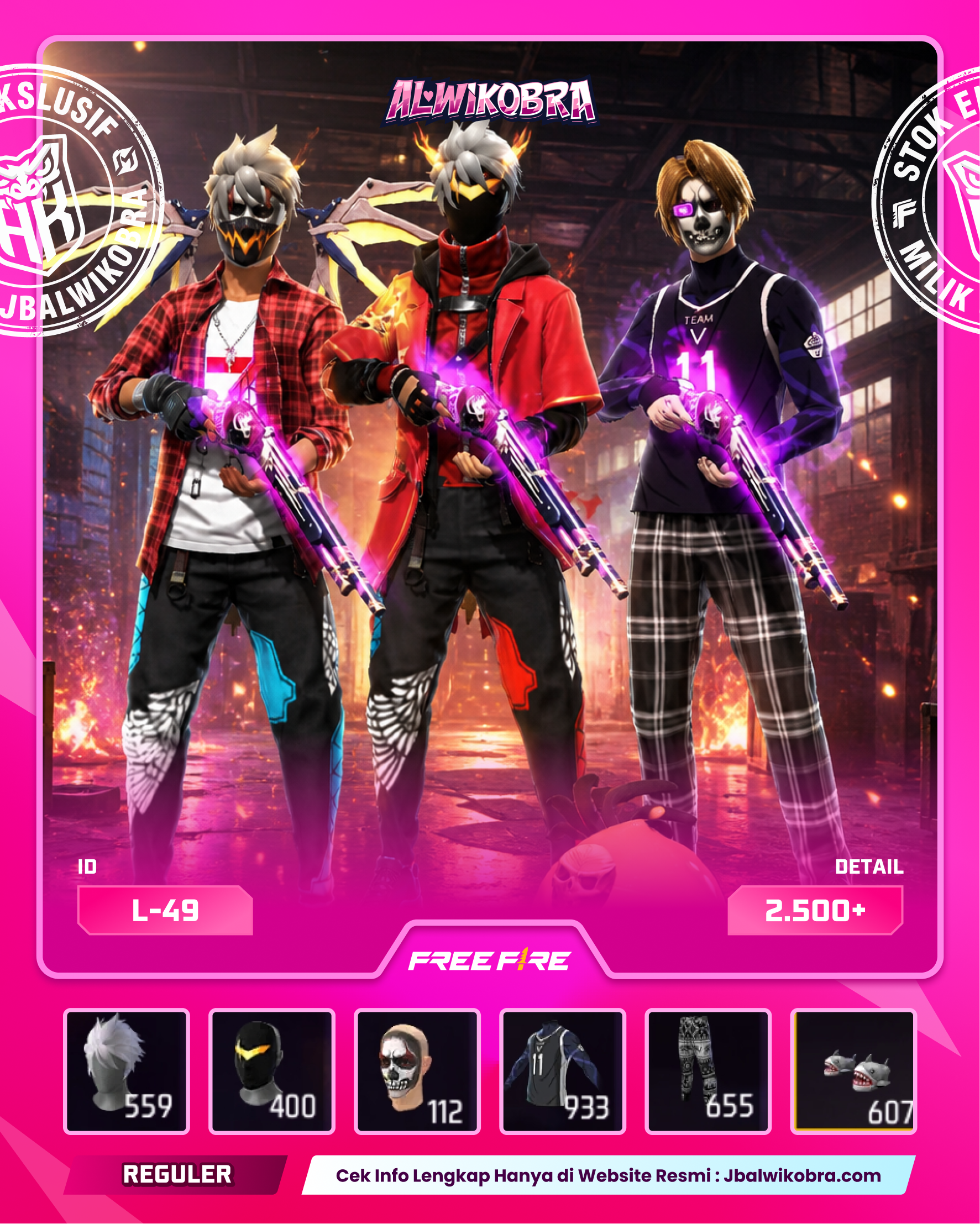 FREE FIRE L49 — Free Fire — Reguler