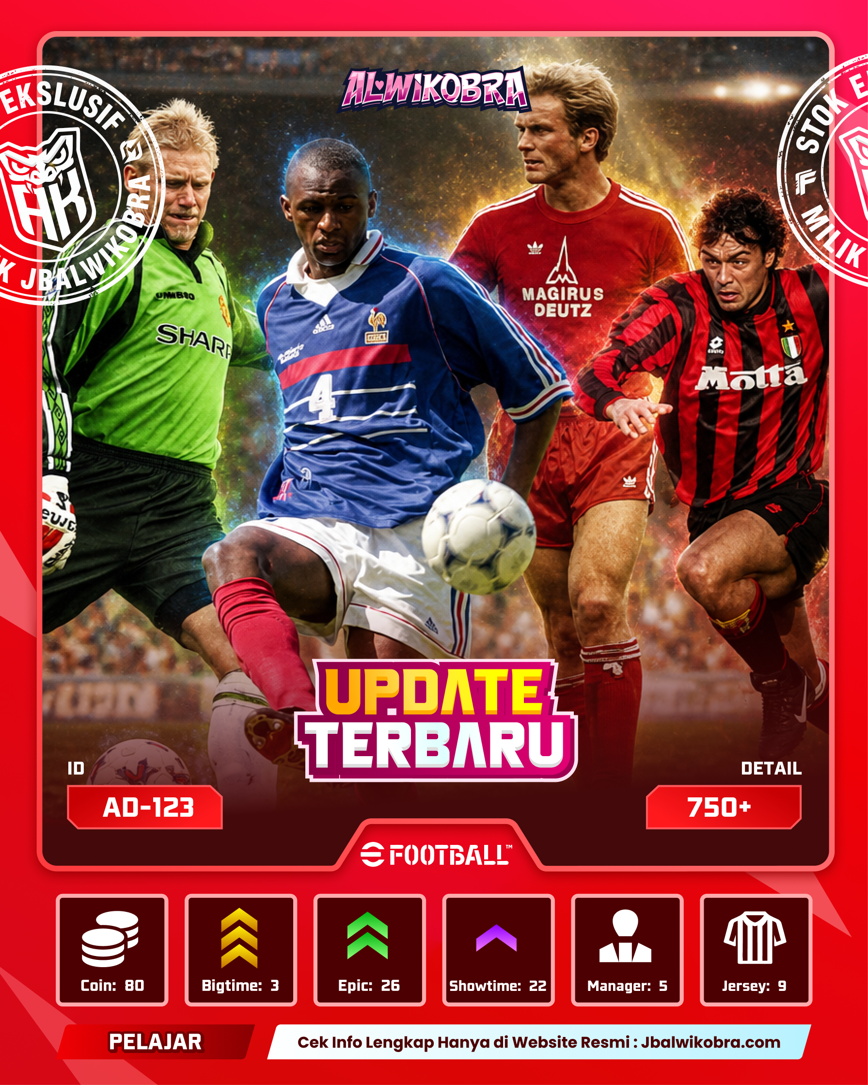 EFOOTBALL AD123 — eFootball — Pelajar
