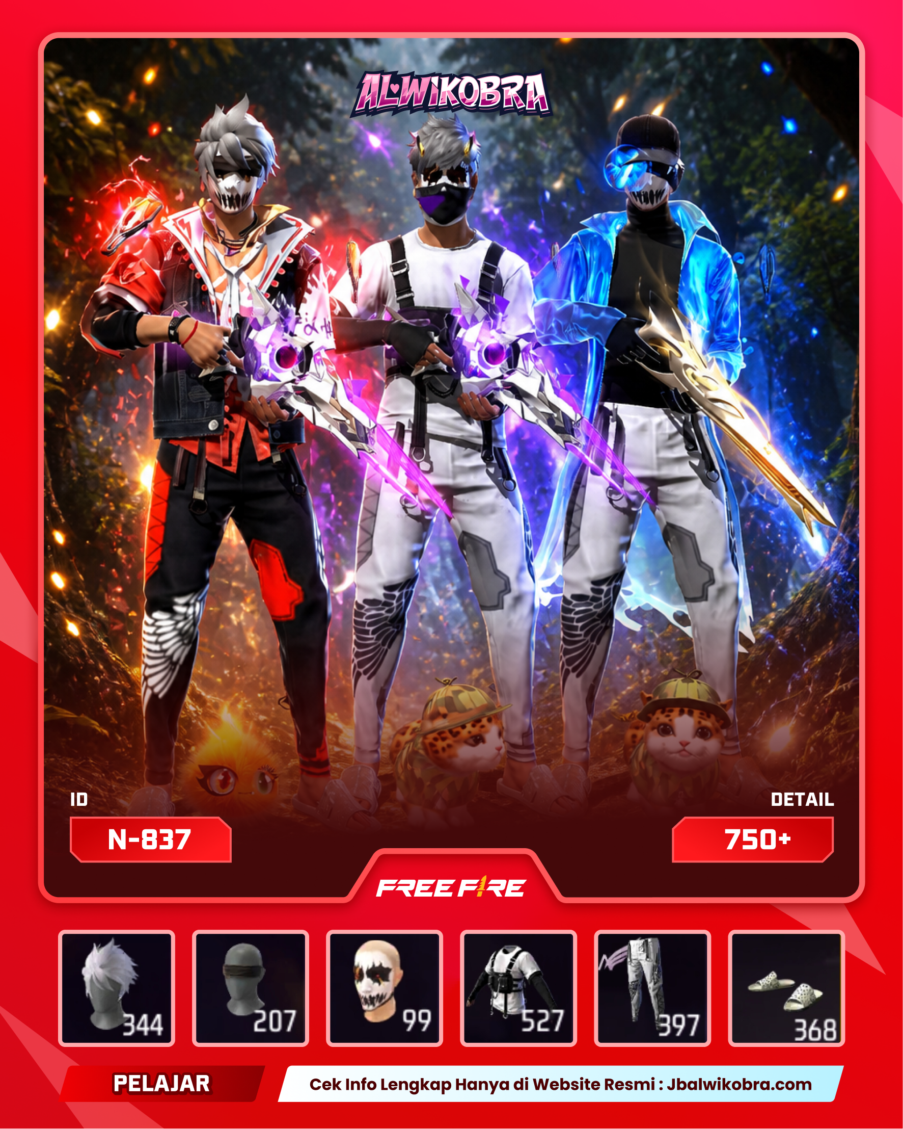 FREE FIRE N837 — Free Fire — Pelajar