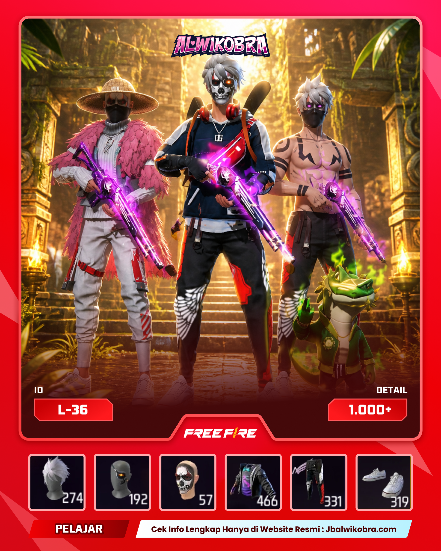 FREE FIRE L36 — Free Fire — Pelajar