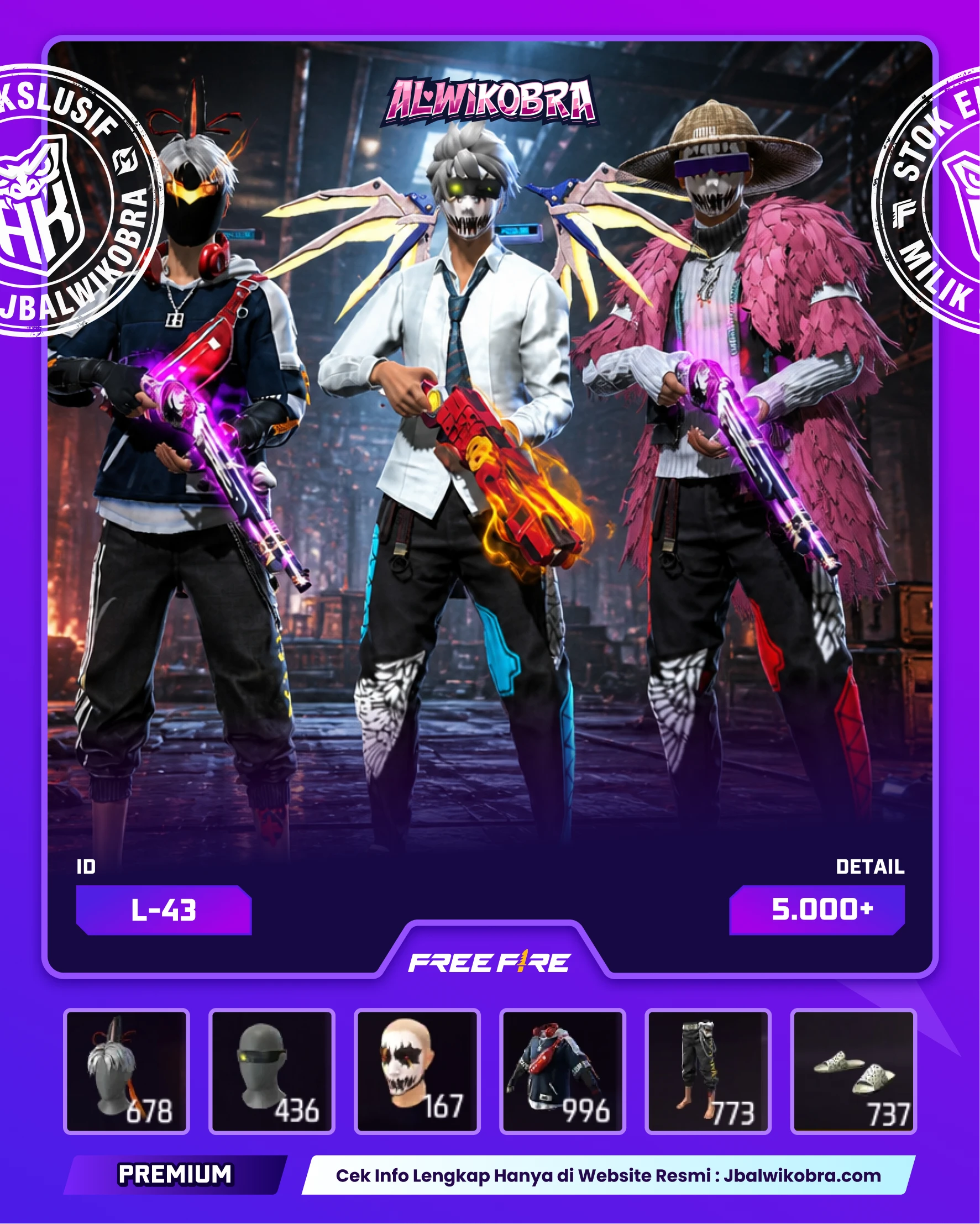 FREE FIRE L43 — Free Fire — Premium