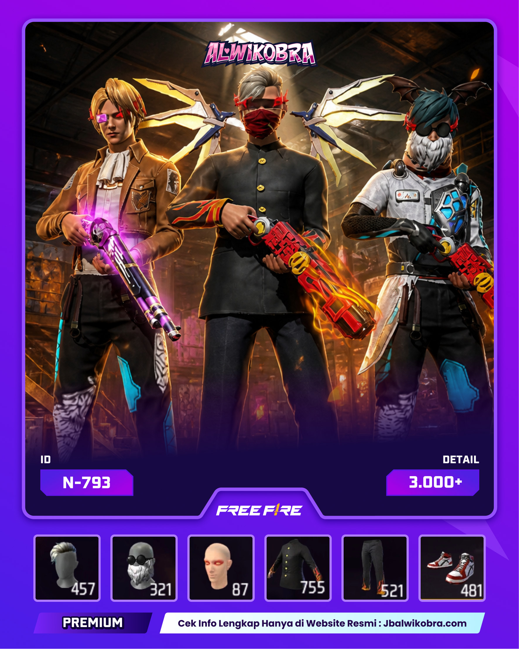 FREE FIRE N793 — Free Fire — Reguler