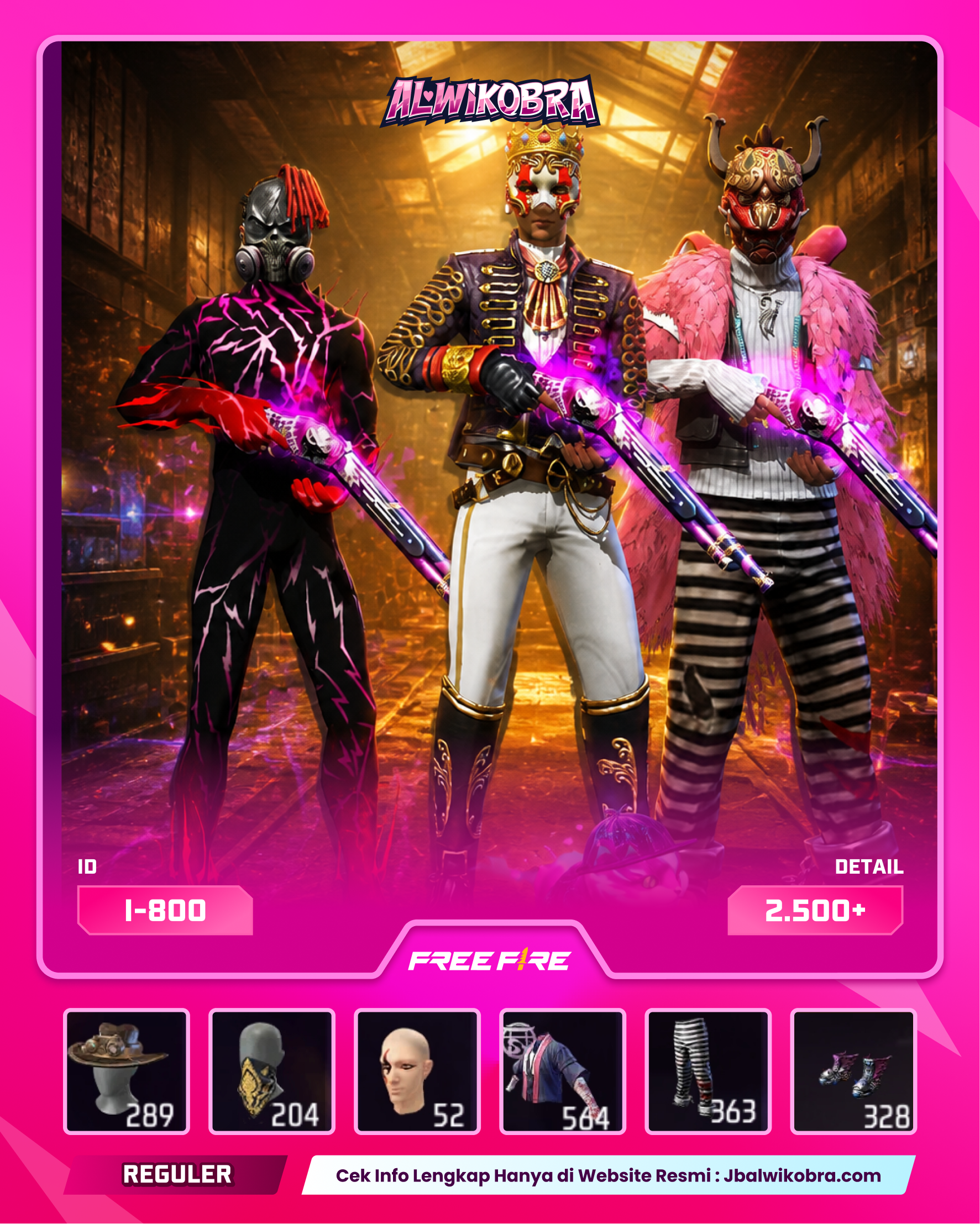 FREE FIRE N800 — Free Fire — Reguler