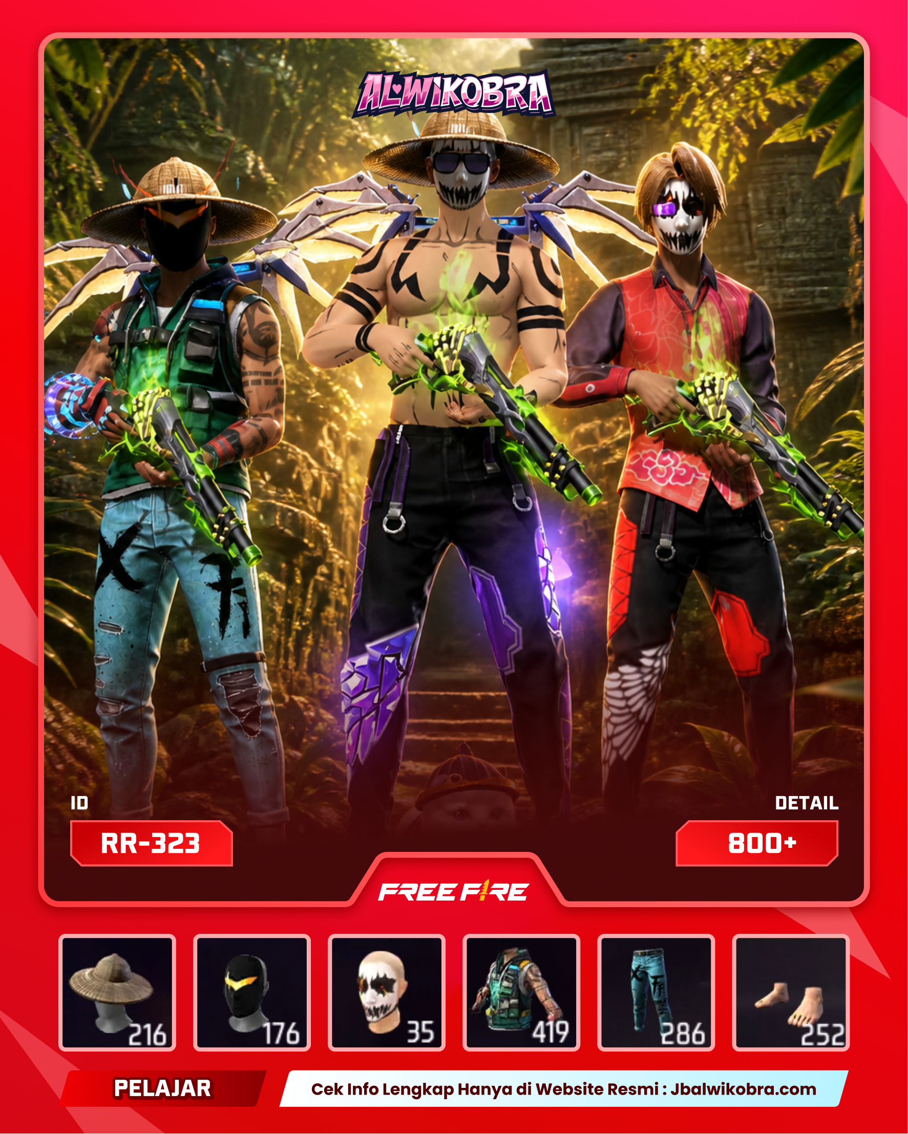 FREE FIRE RR323 — Free Fire — Pelajar