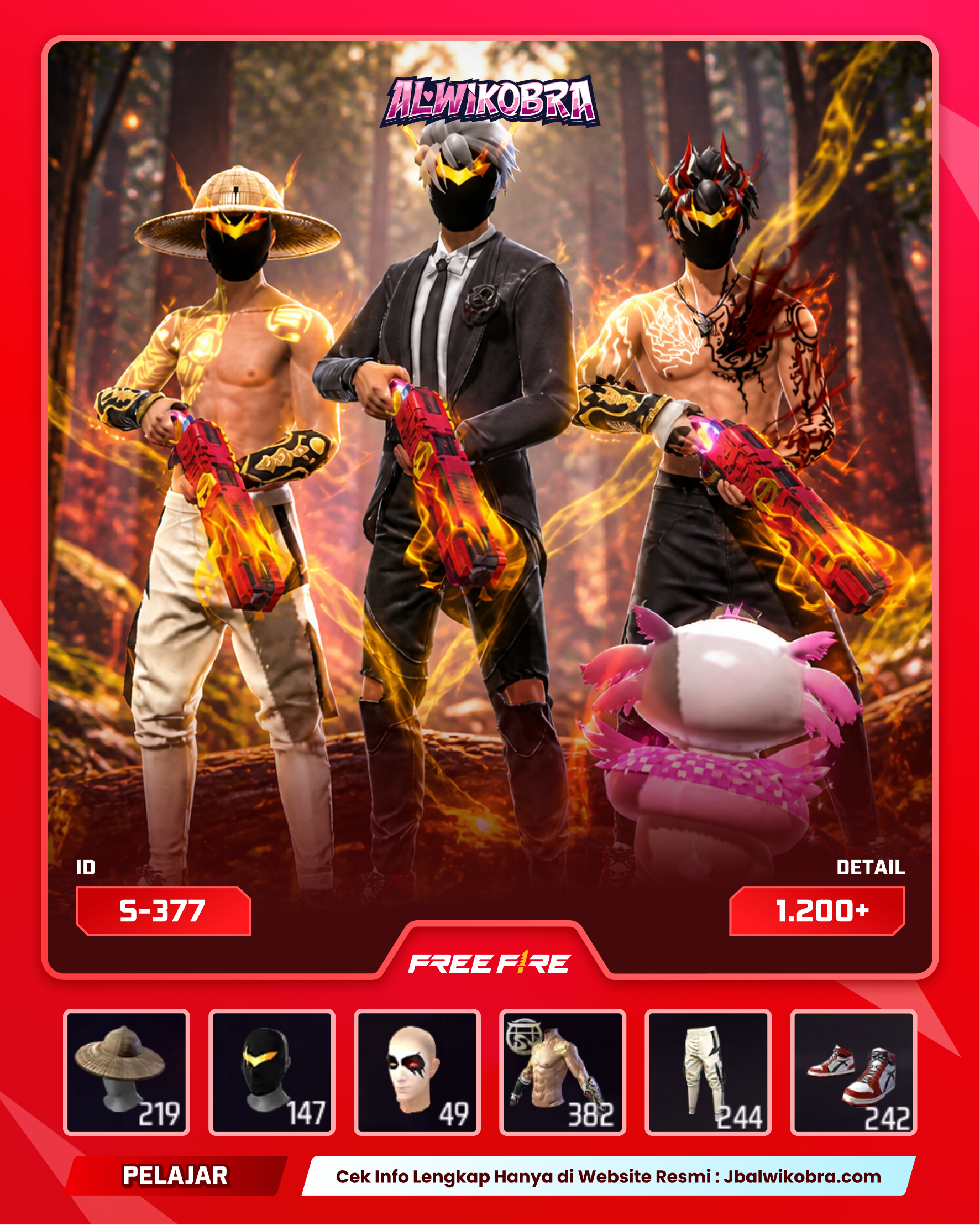 FREE FIRE S377 — Free Fire — Pelajar