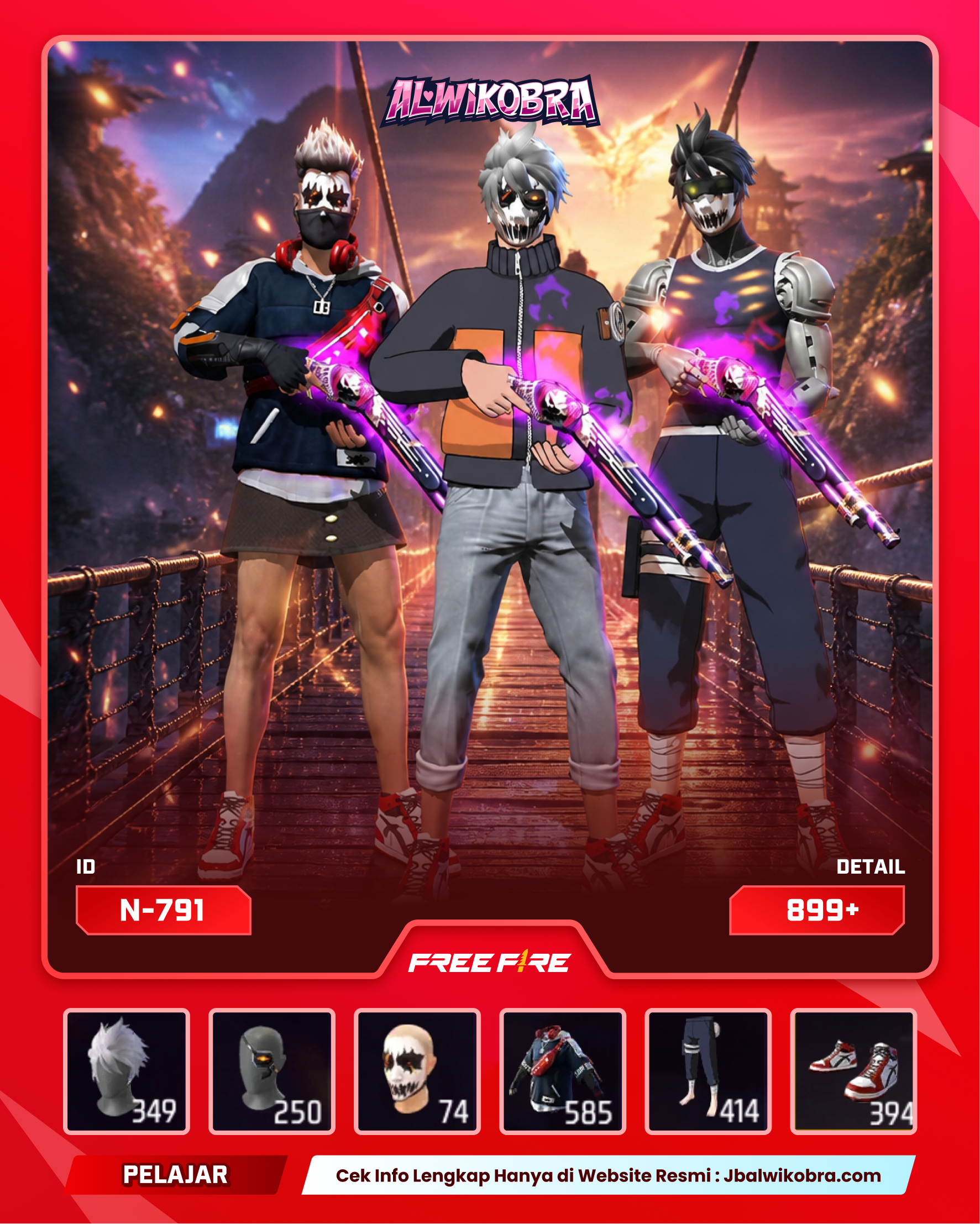 FREE FIRE N791 — Free Fire — Pelajar