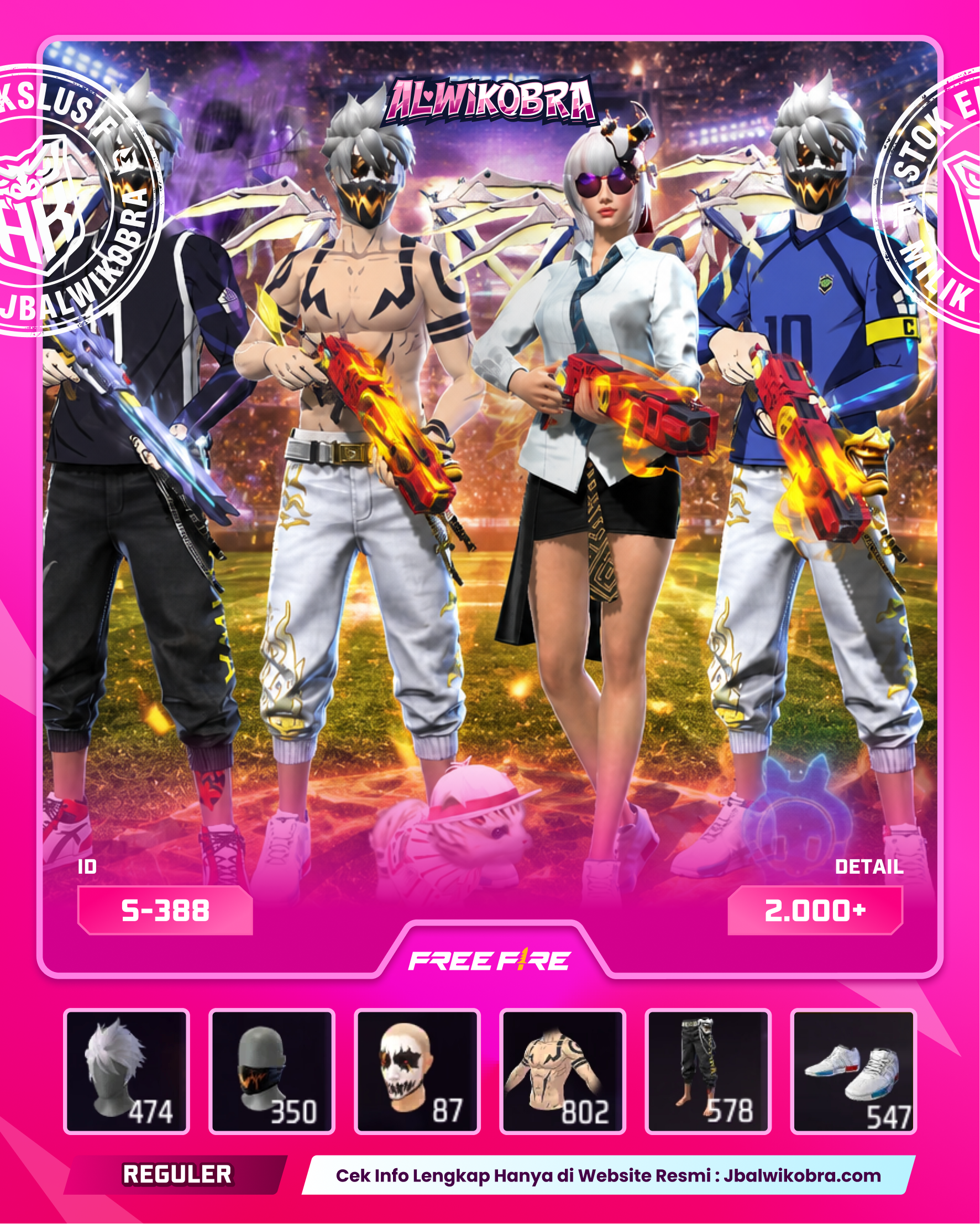 FREE FIRE S388 — Free Fire — Pelajar