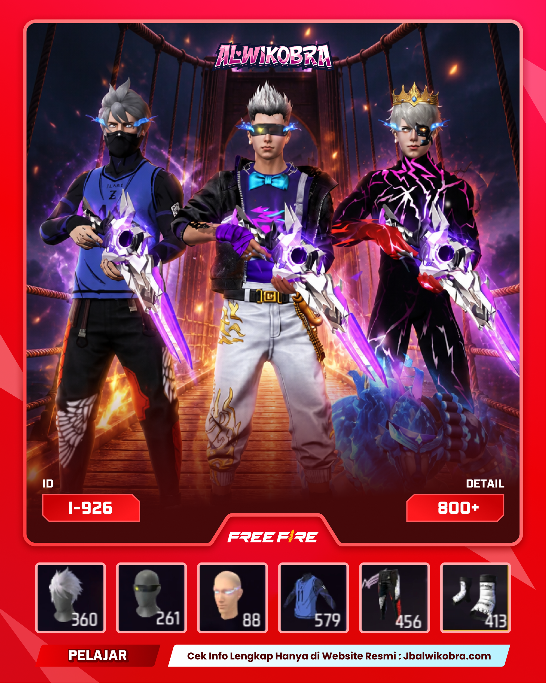 FREE FIRE 926 I — Free Fire — Pelajar
