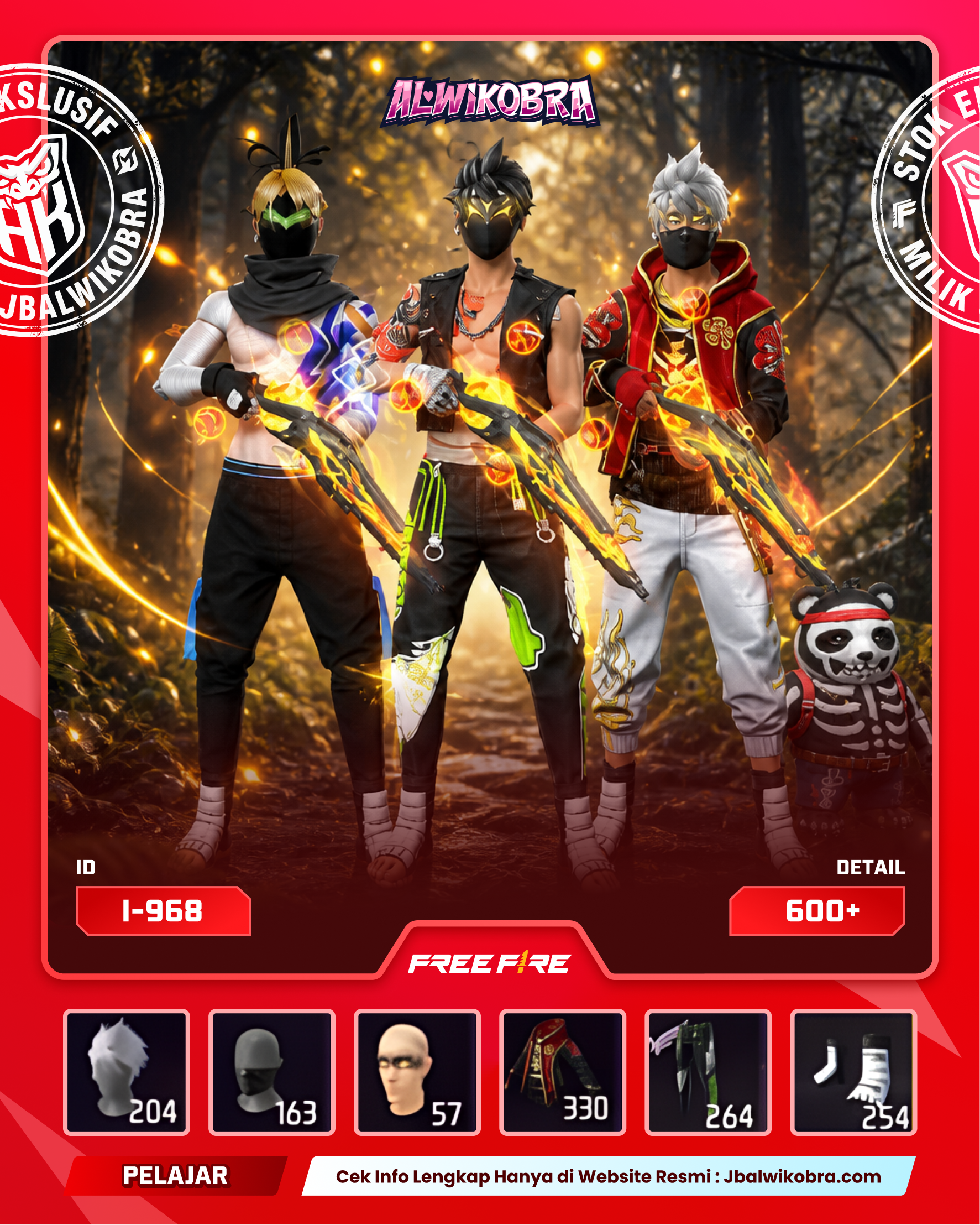 FREE FIRE 968 I — Free Fire — Pelajar