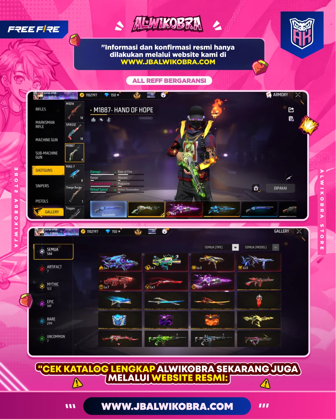 FREE FIRE RENTAL 22 3