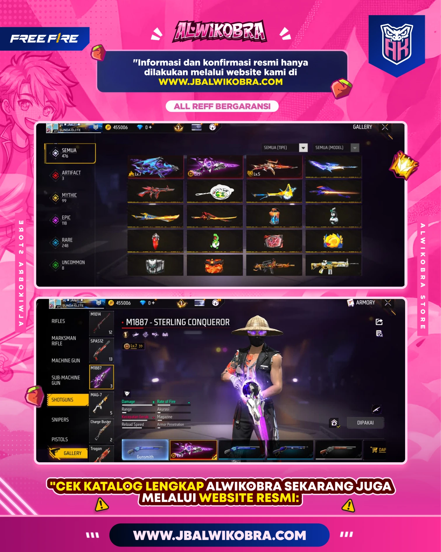 FREE FIRE RENTAL 24 8