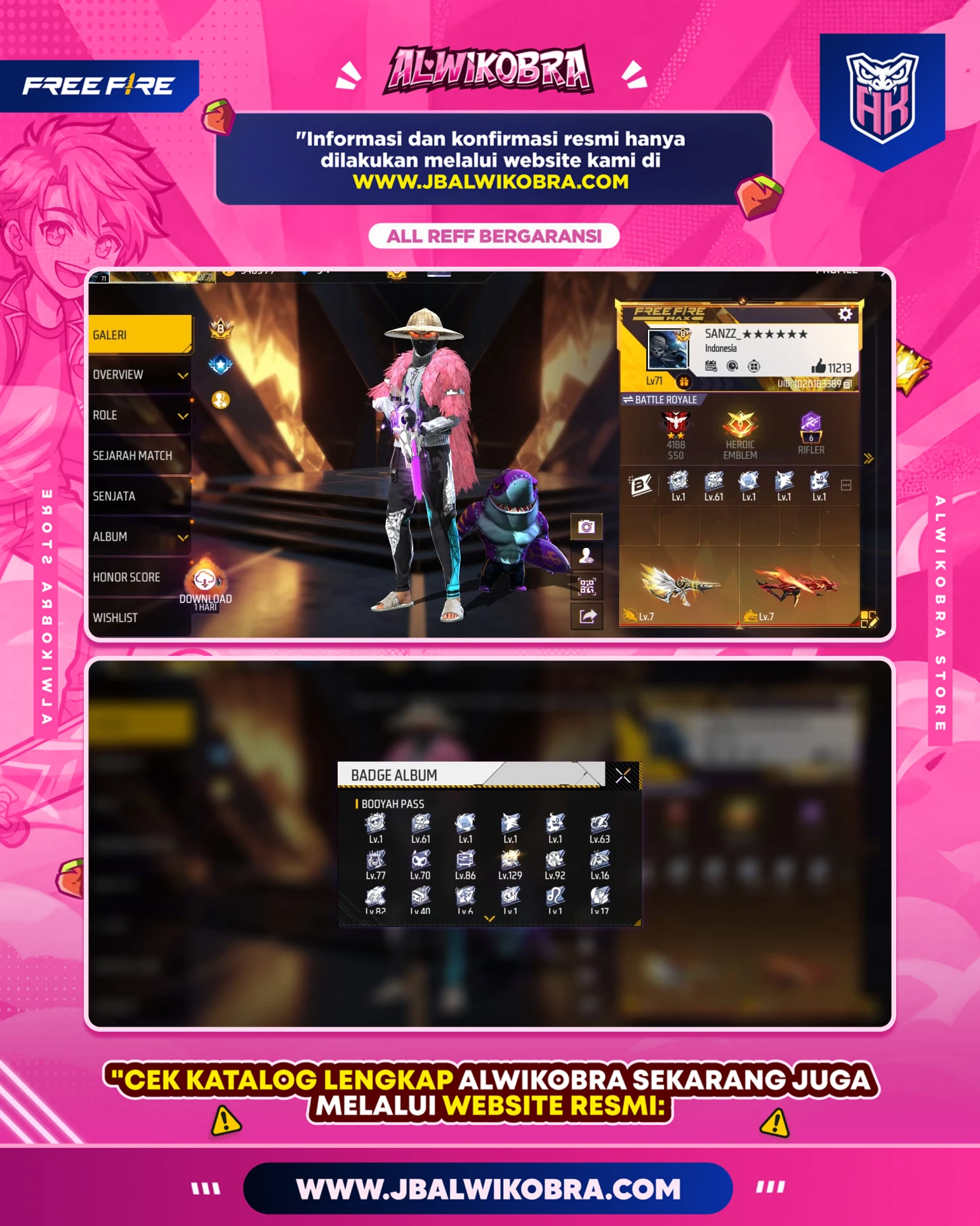 FREE FIRE RENTAL 31 2