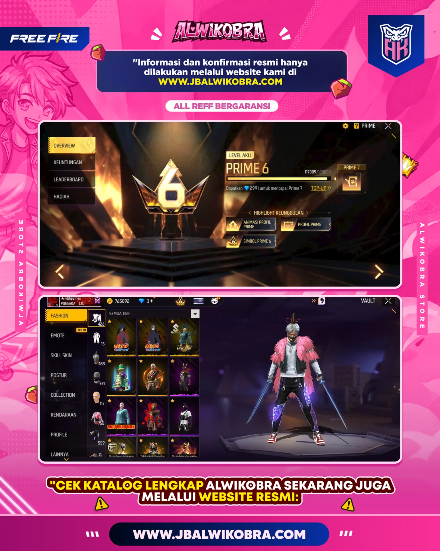 FREE FIRE RENTAL 32 3