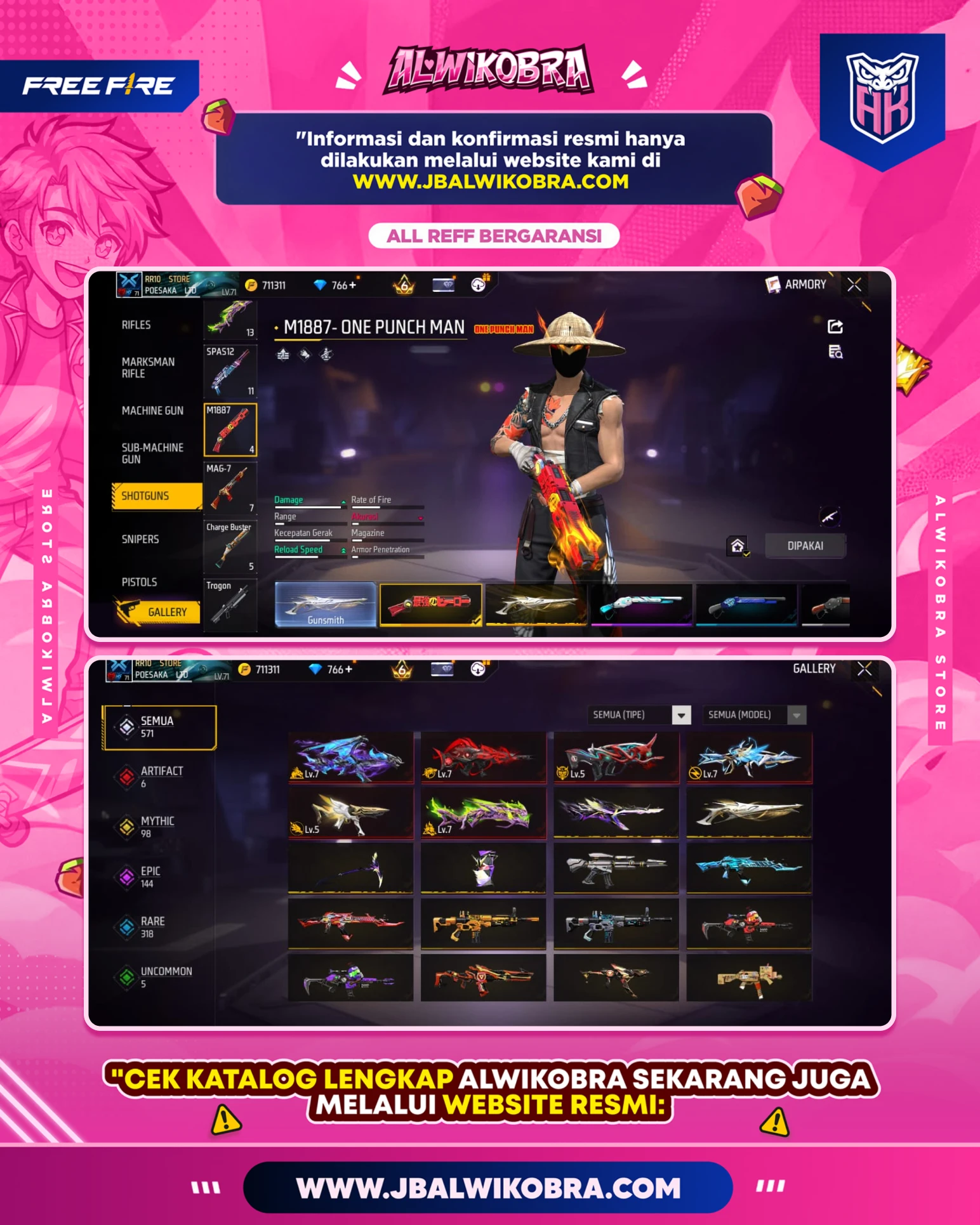FREE FIRE RENTAL 33 8