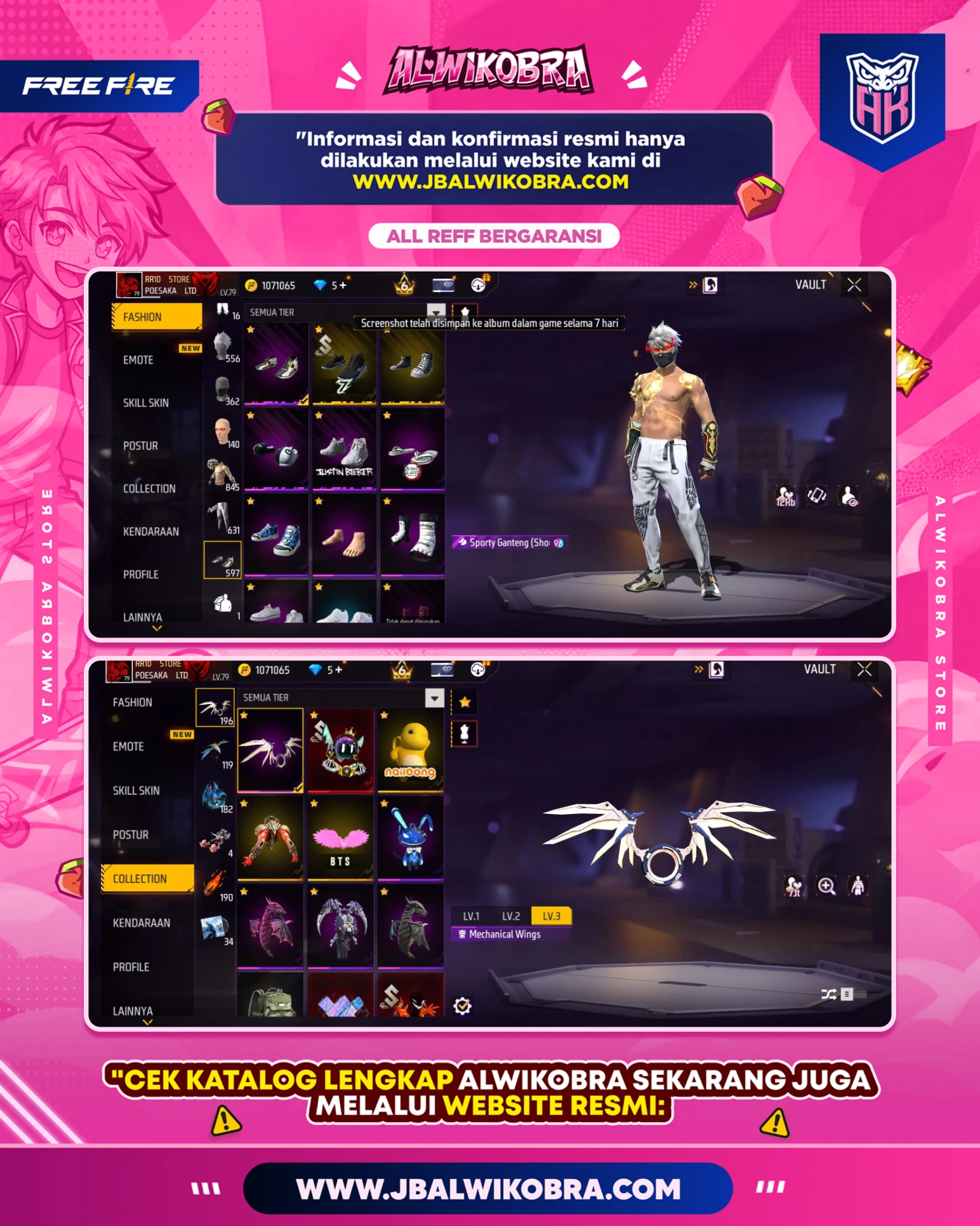 FREE FIRE RENTAL 35 7