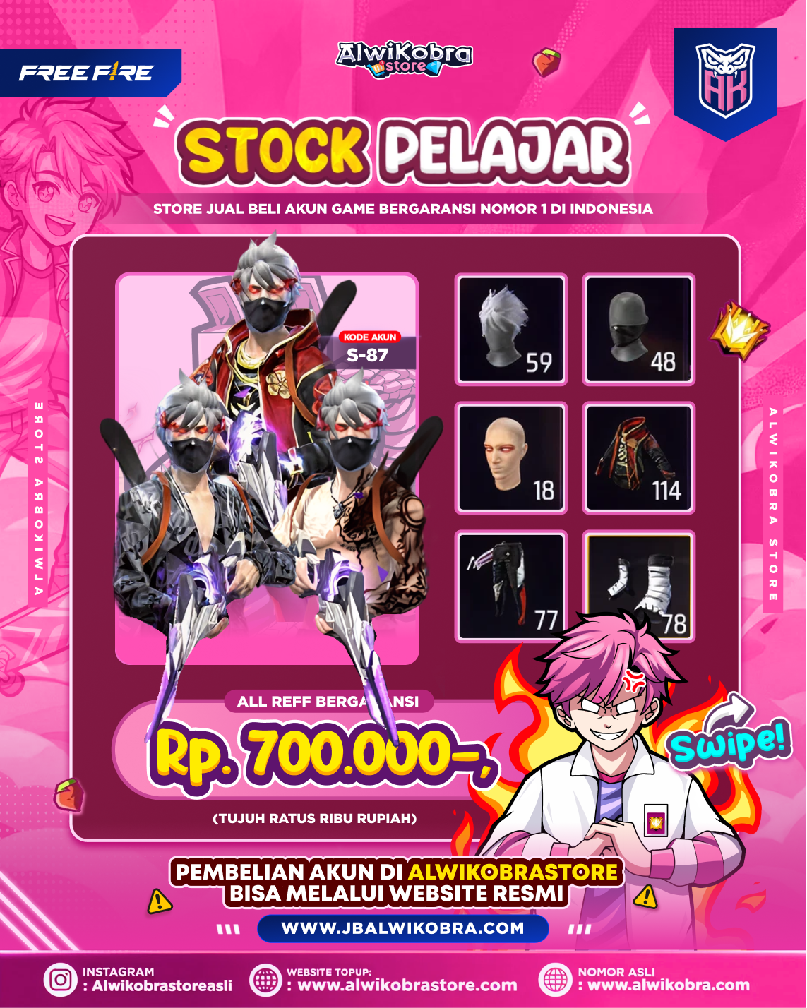 FREE FIRE S87 — Free Fire — Pelajar