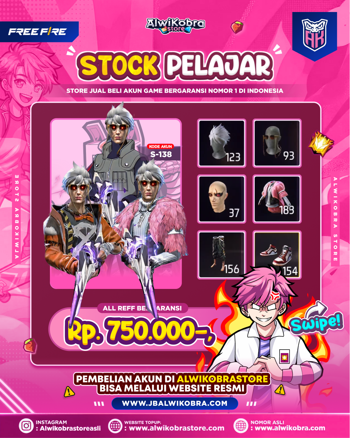 FREE FIRE S138 — Free Fire — Pelajar